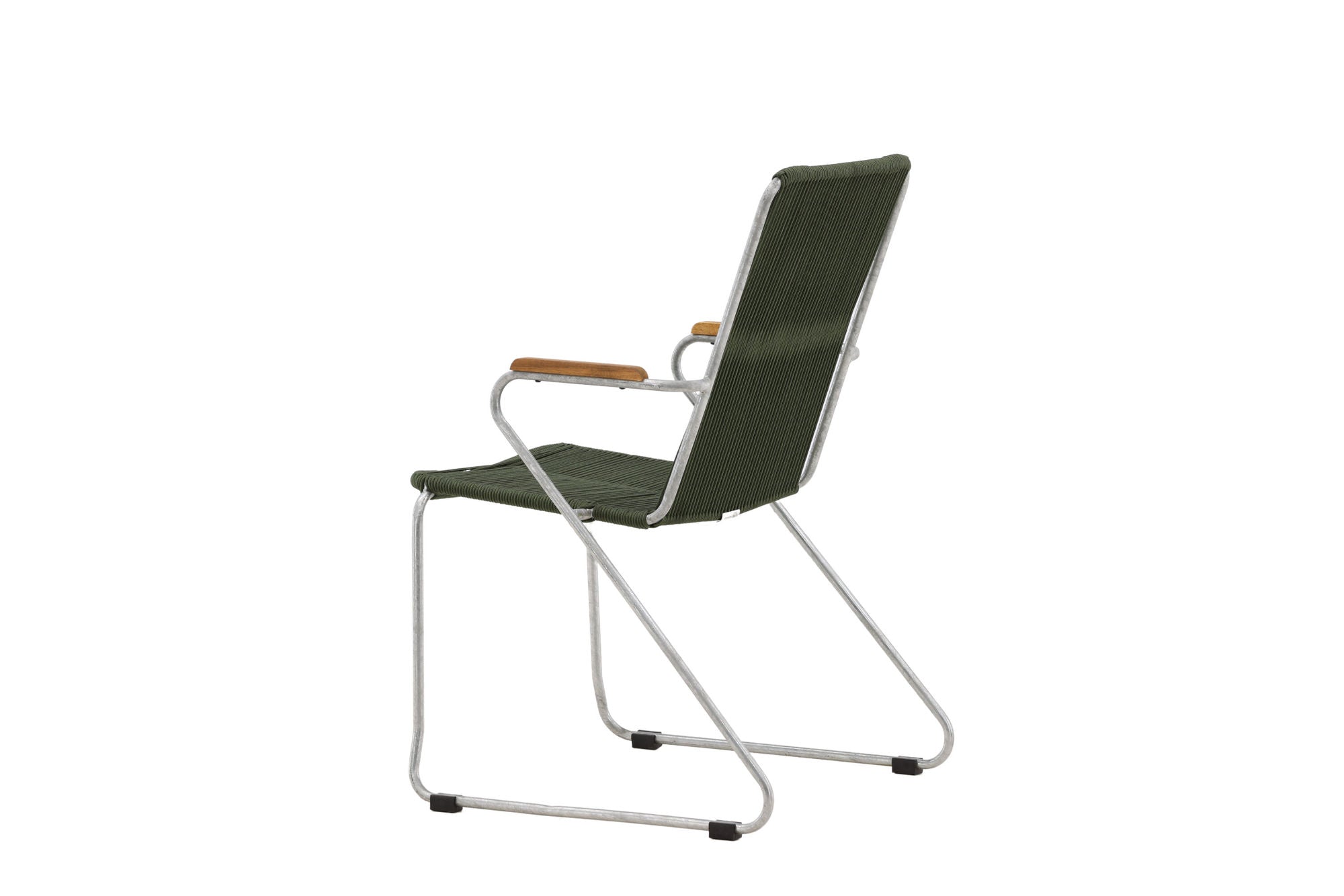Venture Home Bois Diningchair 2-pack Steel - Silver / Green Rope