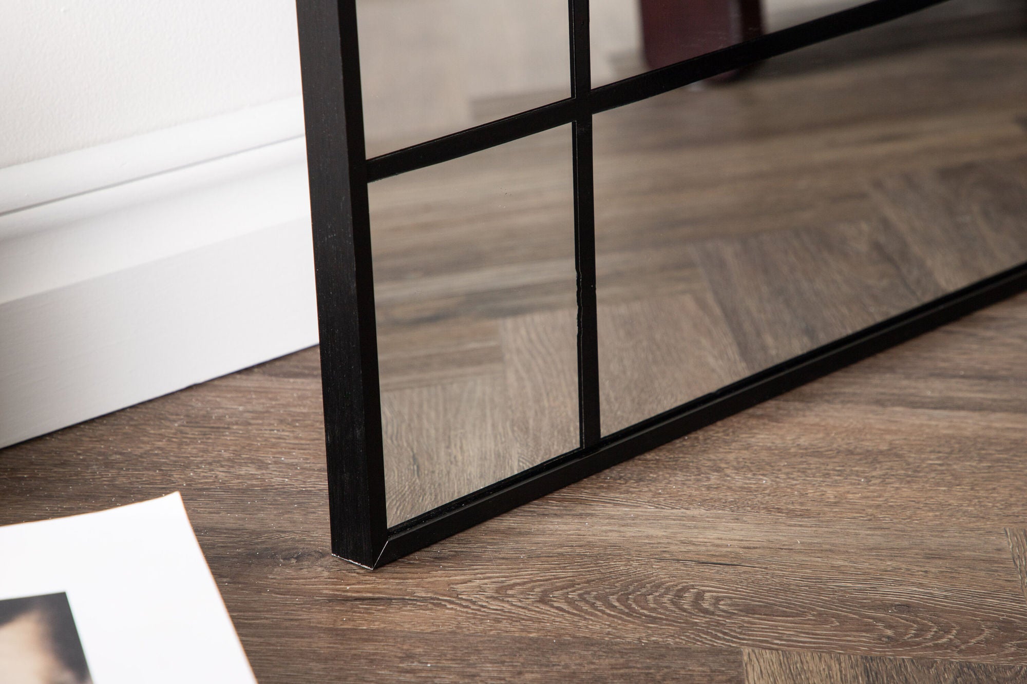 Venture Home Lake Small spejl - Black / Clear spejl glass
