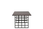 Furniture Fashion Ystad spisebord - Black / Mocca Oak Veneer