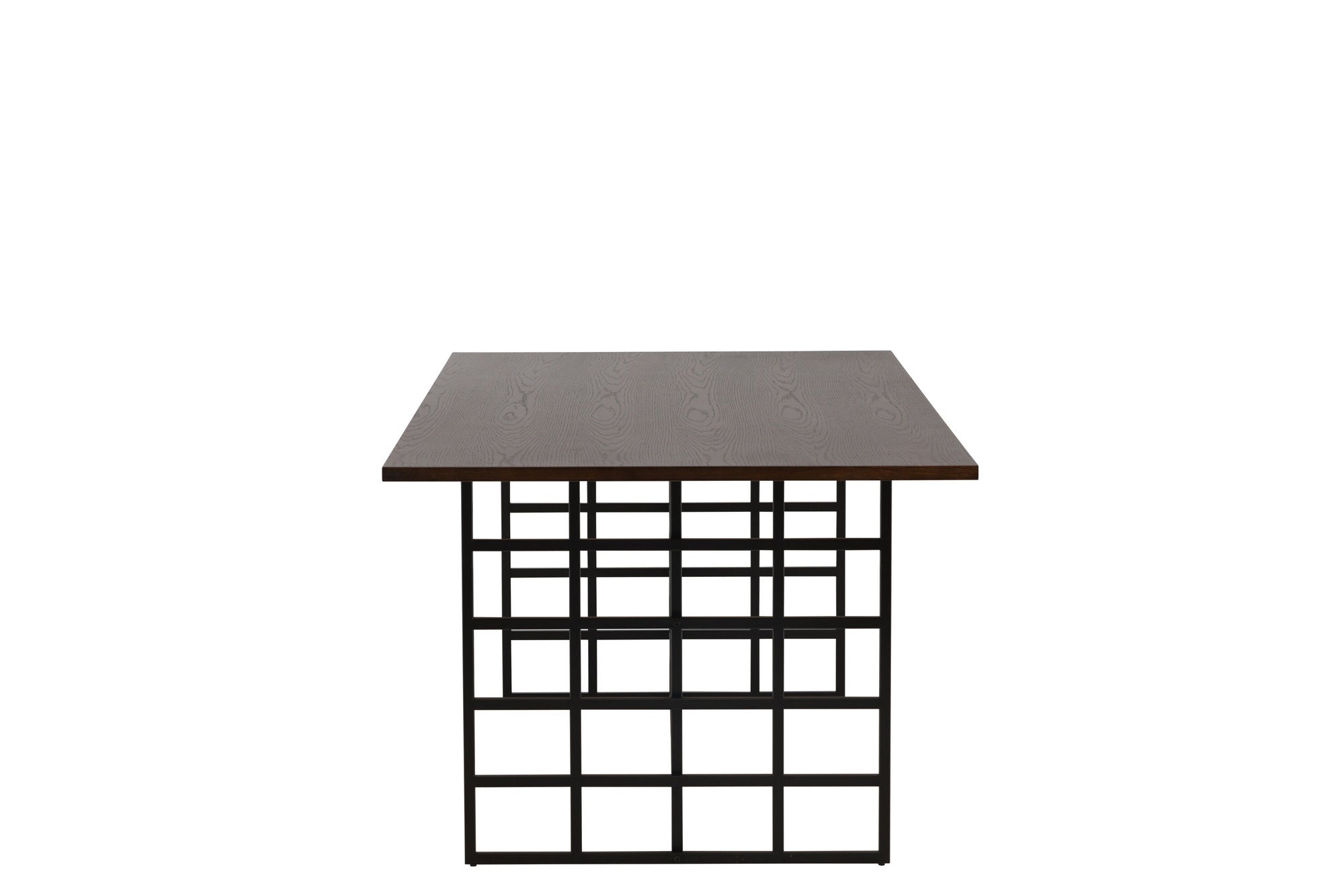 Furniture Fashion Ystad spisebord - Black / Mocca Oak Veneer