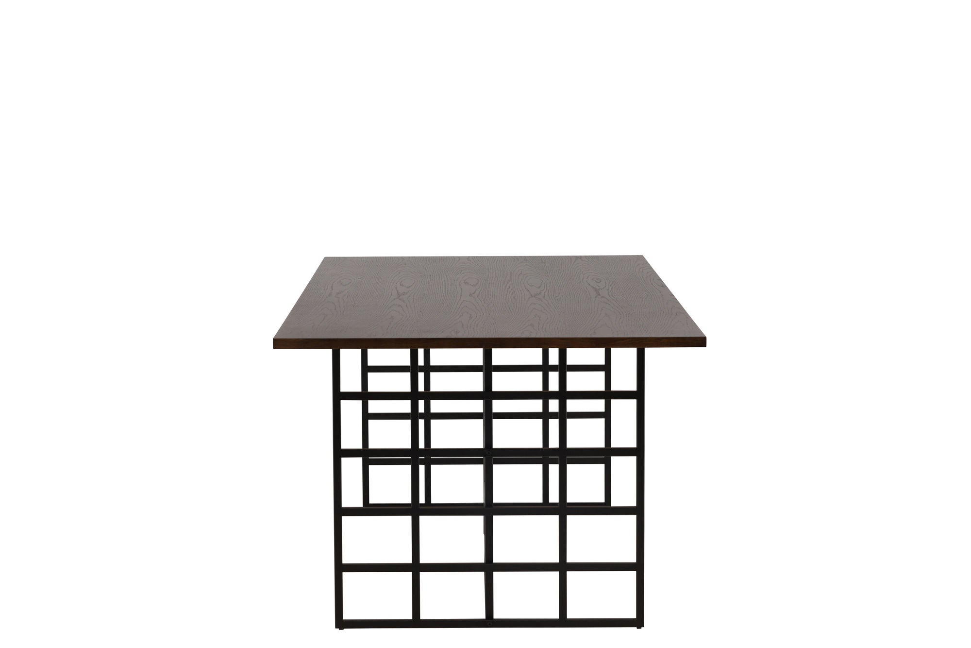 Furniture Fashion Ystad spisebord - Black / Mocca Oak Veneer