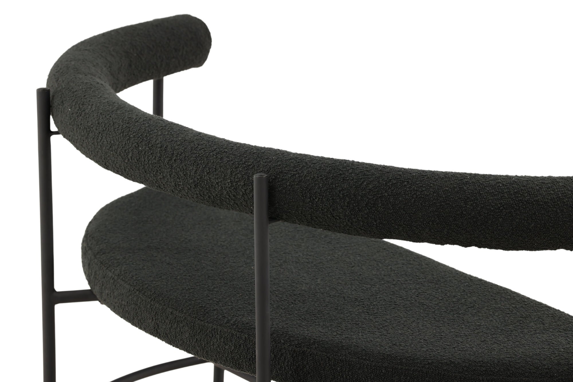 Vind Stallhagen x Josefin Lustig - bænk - Black / Black Boucle