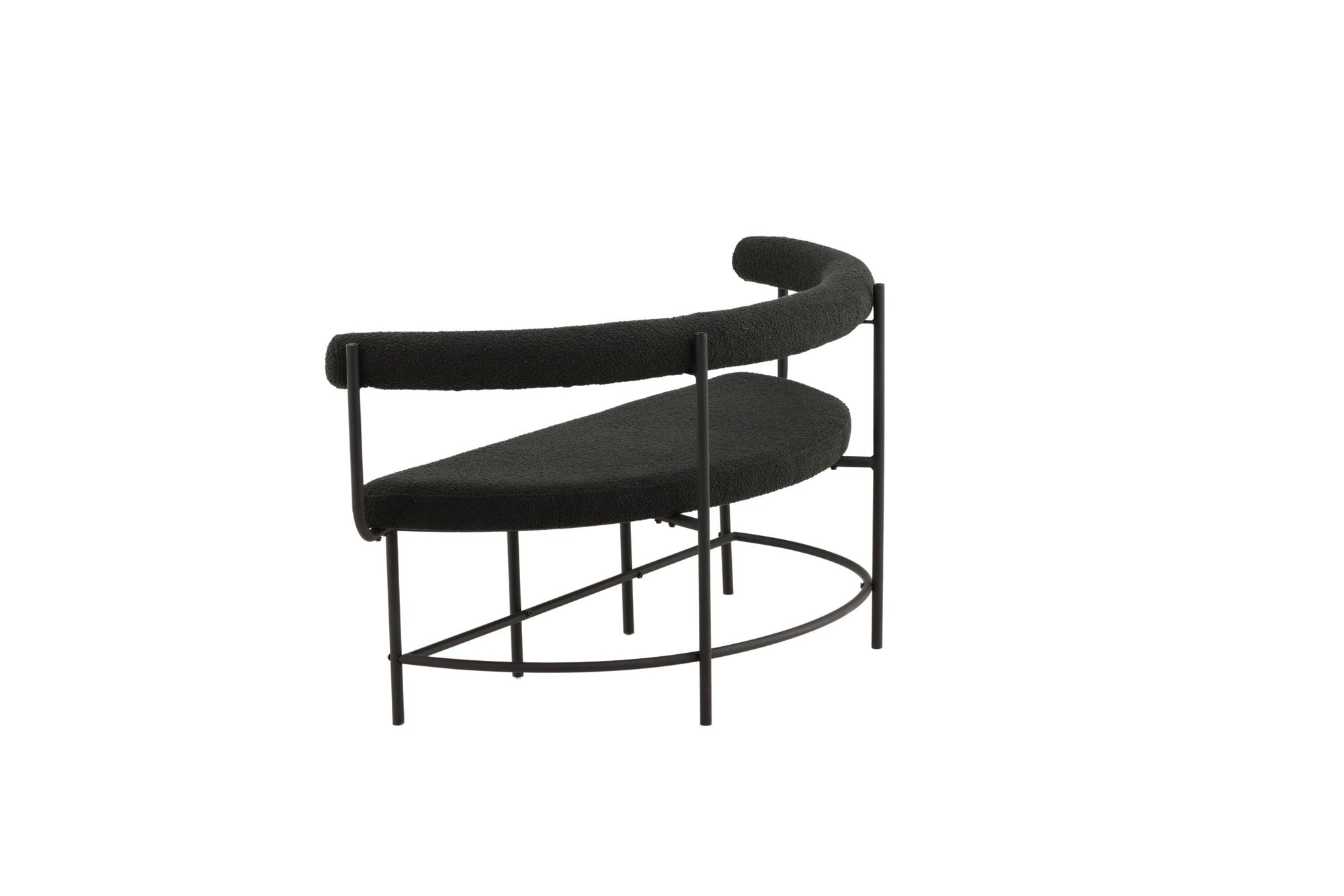 Vind Stallhagen x Josefin Lustig - bænk - Black / Black Boucle