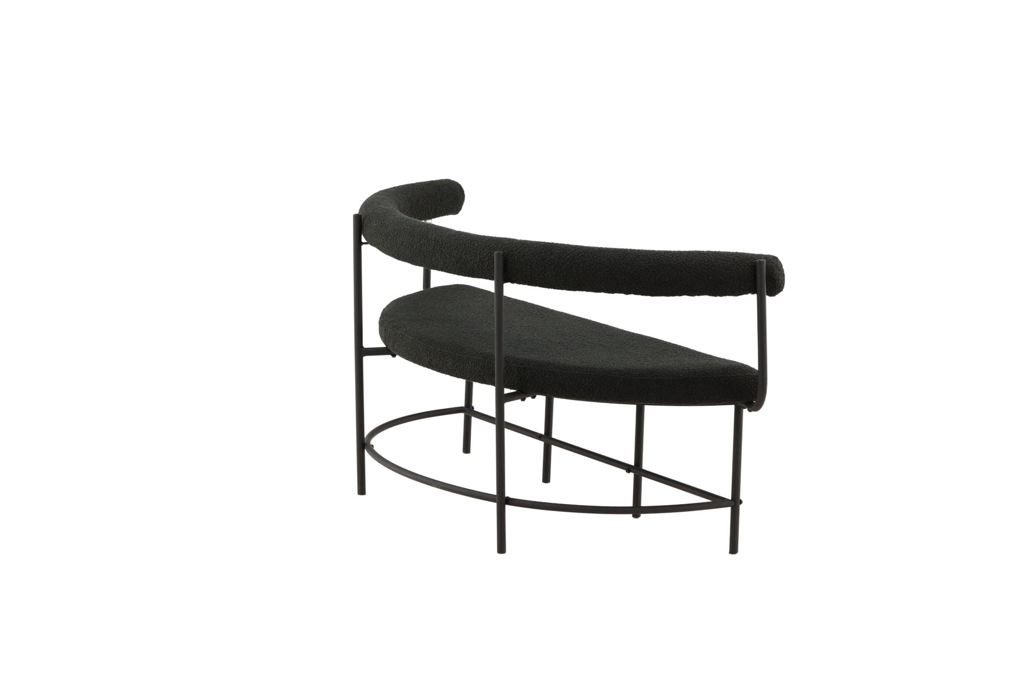 Vind Stallhagen x Josefin Lustig - bænk - Black / Black Boucle