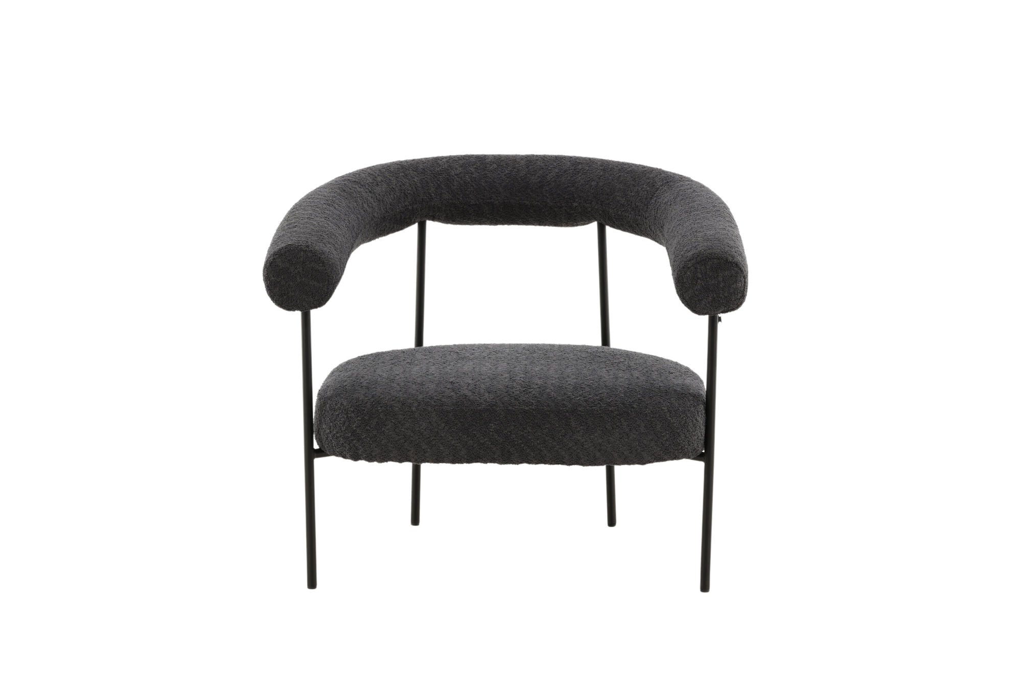 Vind Hökåsen x Josefin Lustig - Arm stol - Dark Grey Boucle