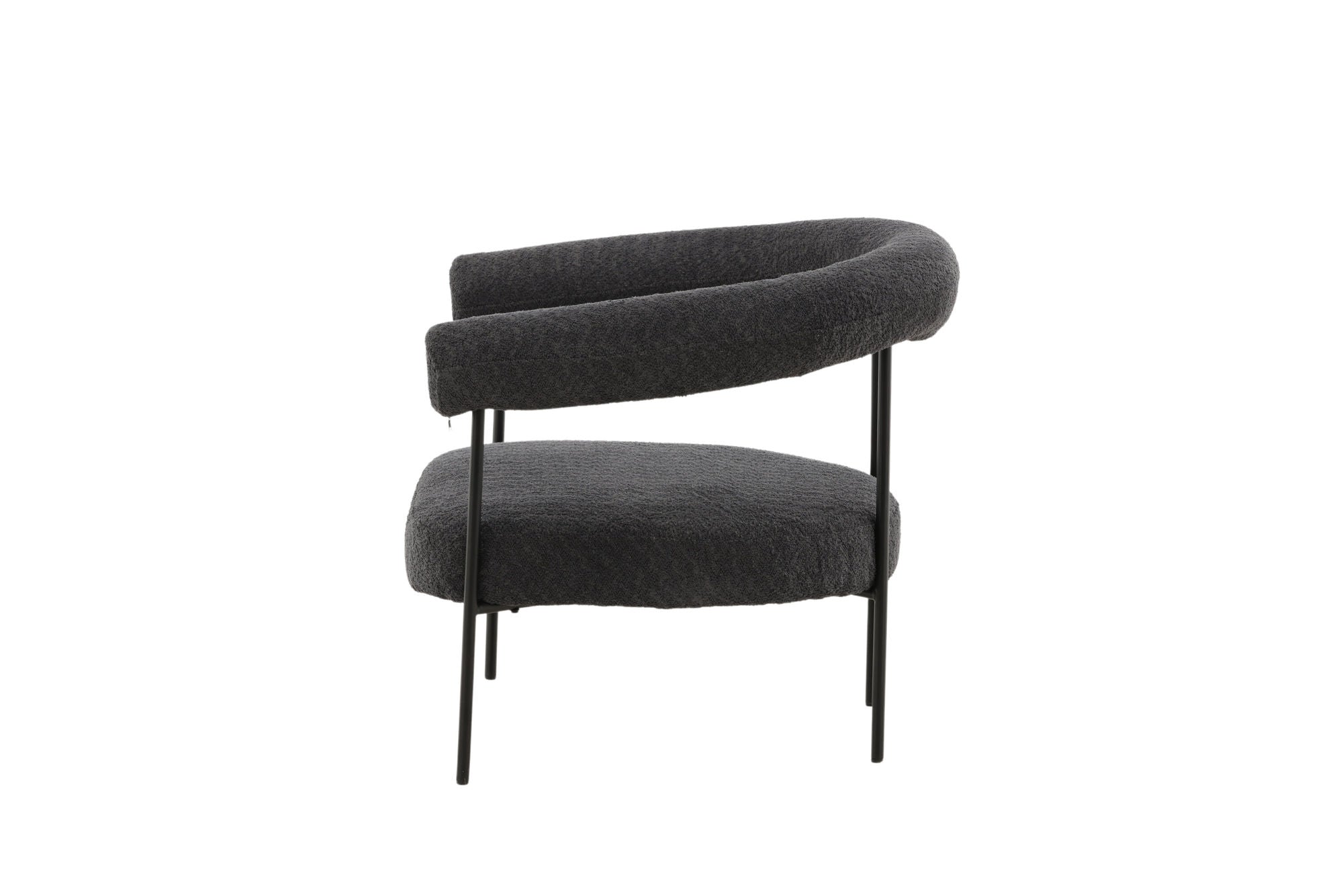 Vind Hökåsen x Josefin Lustig - Arm stol - Dark Grey Boucle