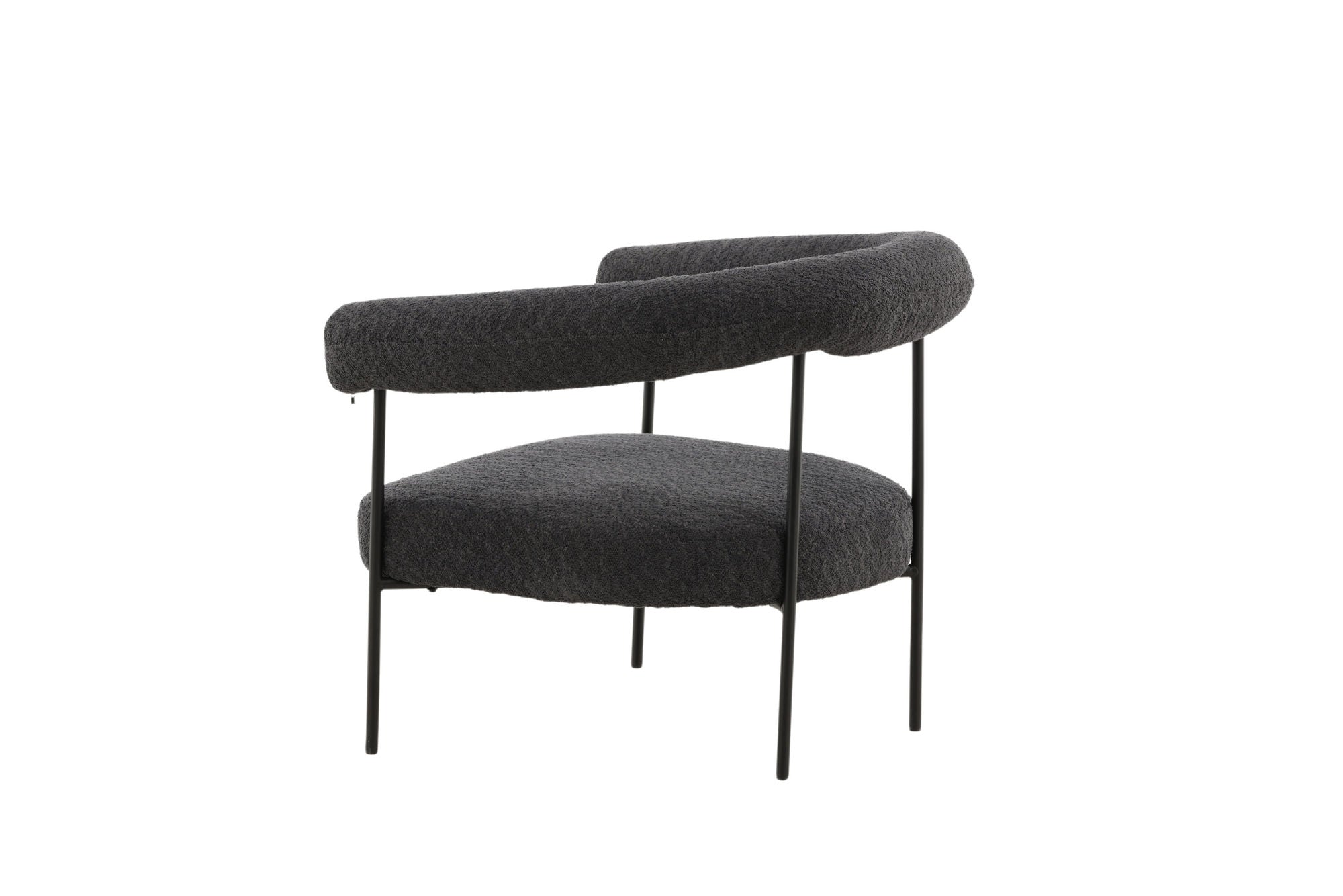 Vind Hökåsen x Josefin Lustig - Arm stol - Dark Grey Boucle