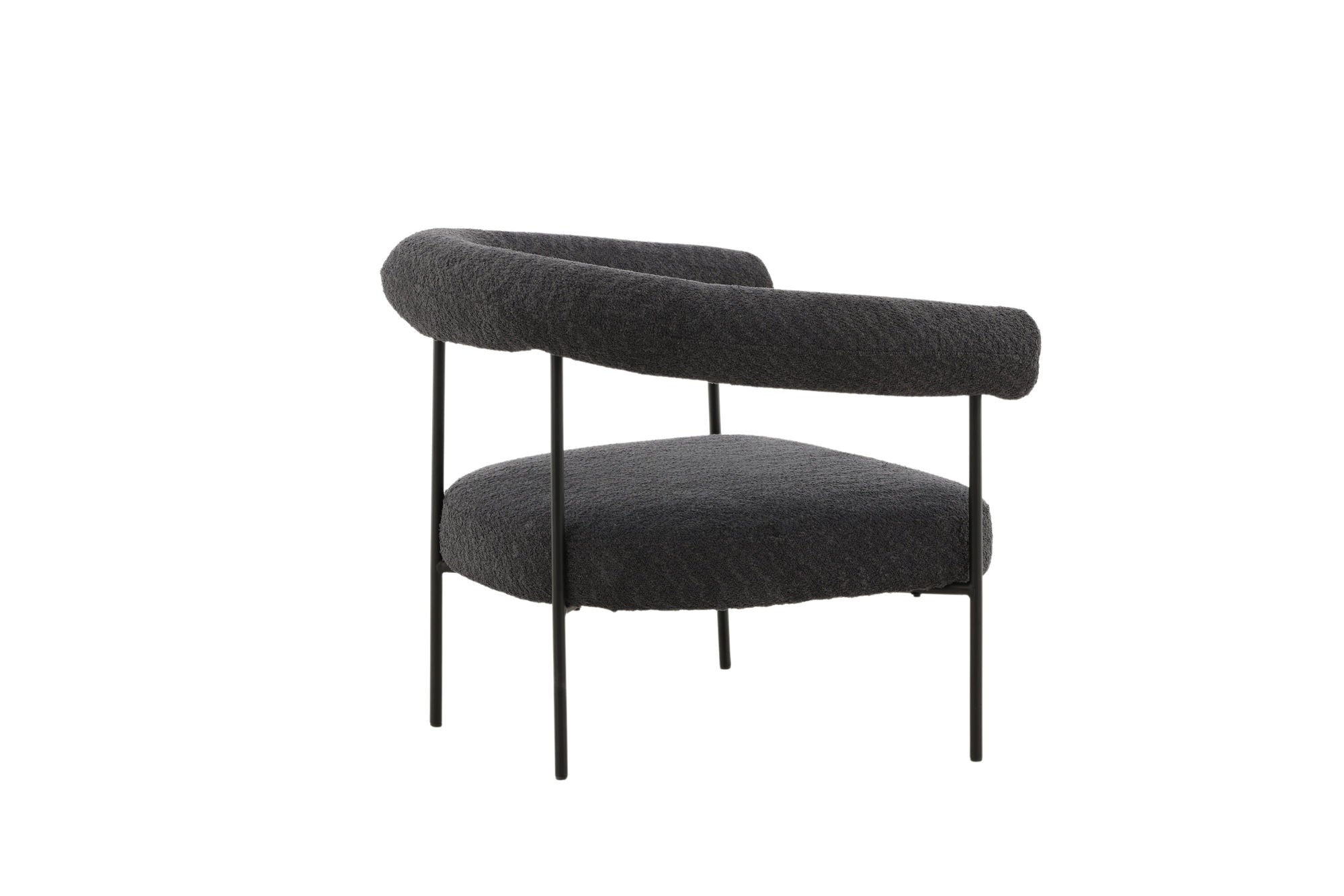 Vind Hökåsen x Josefin Lustig - Arm stol - Dark Grey Boucle