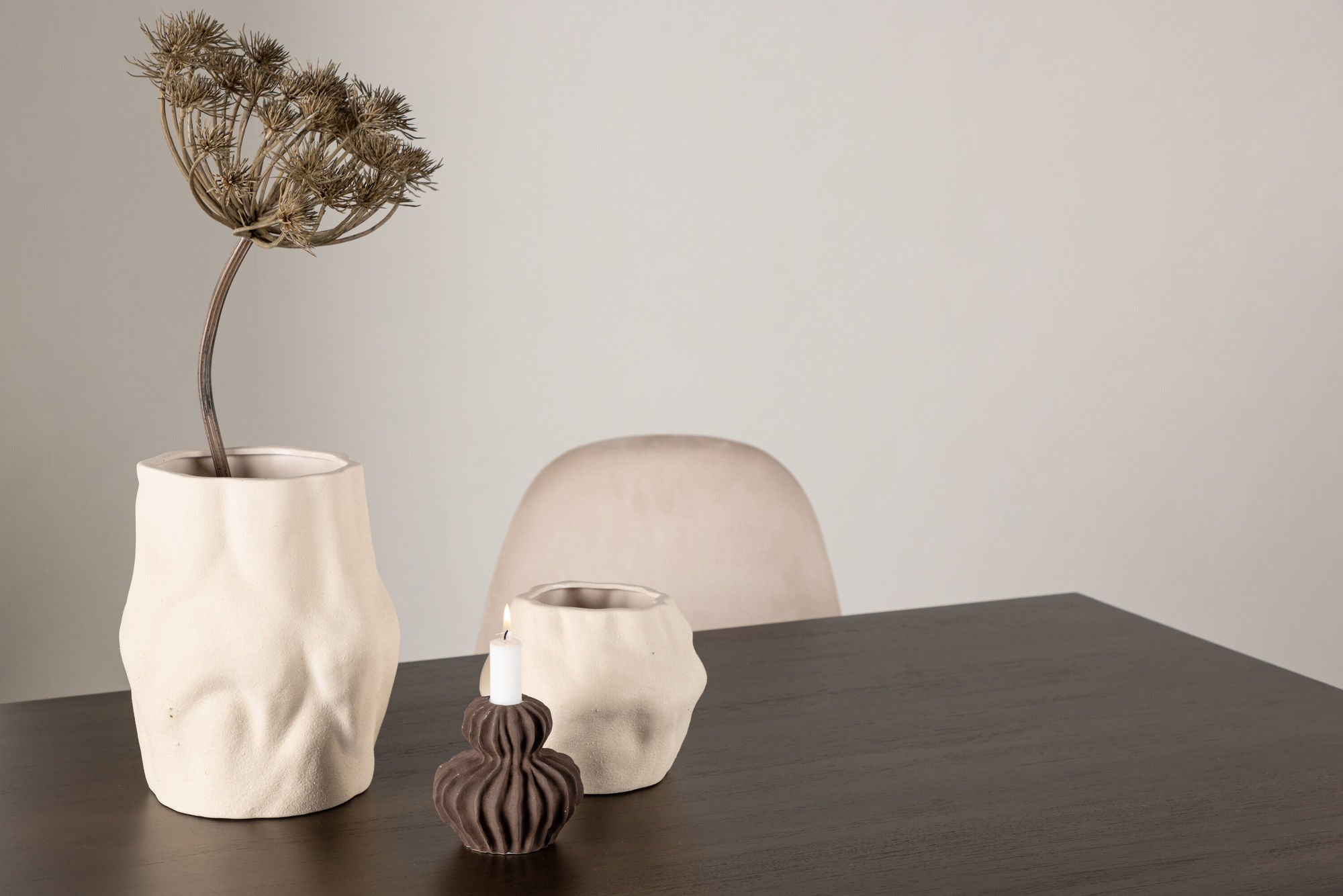 Venture Home Kaseidon spisebord - Rubberwood / Dark Brown MDF