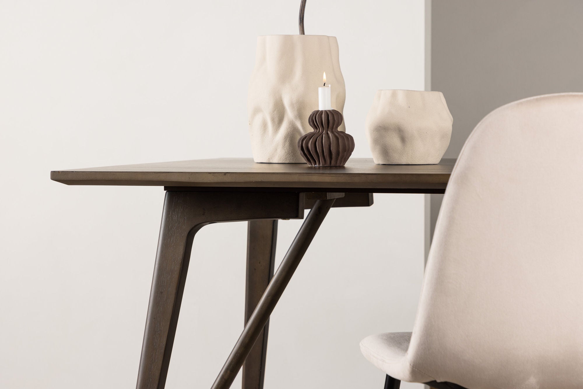 Venture Home Kaseidon spisebord - Rubberwood / Dark Brown MDF