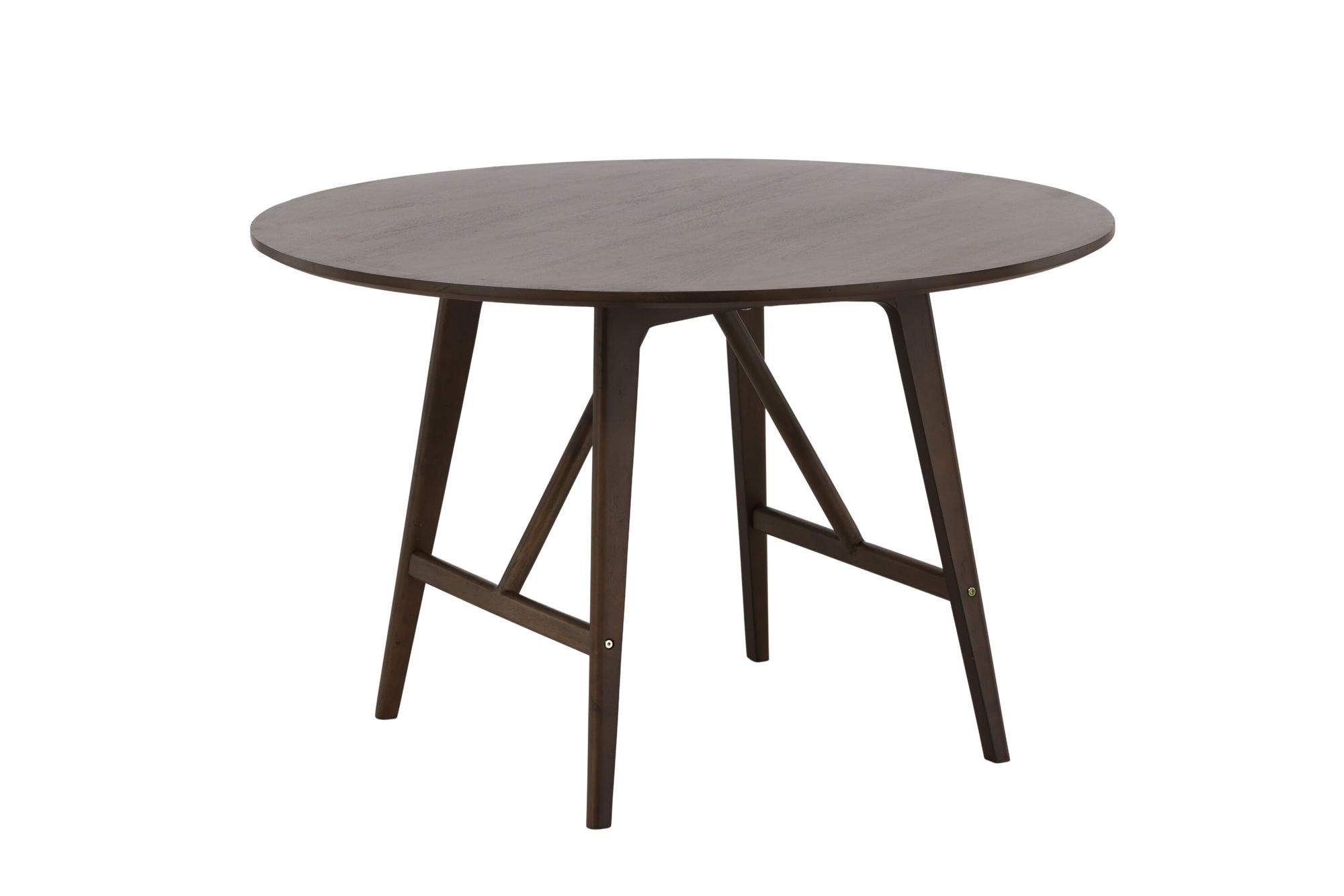 Venture Home Kaseidon spisebord - rund - Rubberwood / Dark Brown MDF