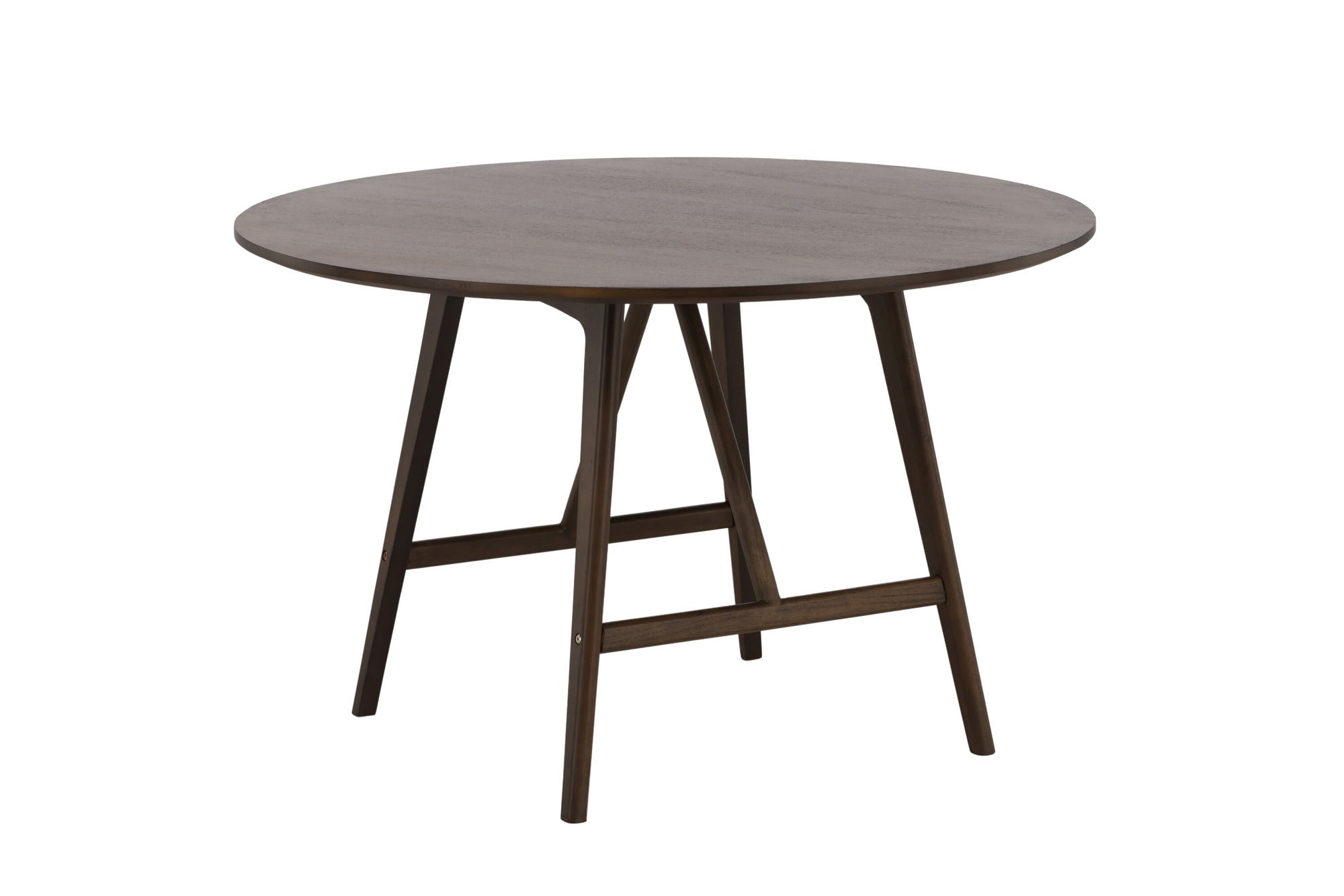 Venture Home Kaseidon spisebord - rund - Rubberwood / Dark Brown MDF