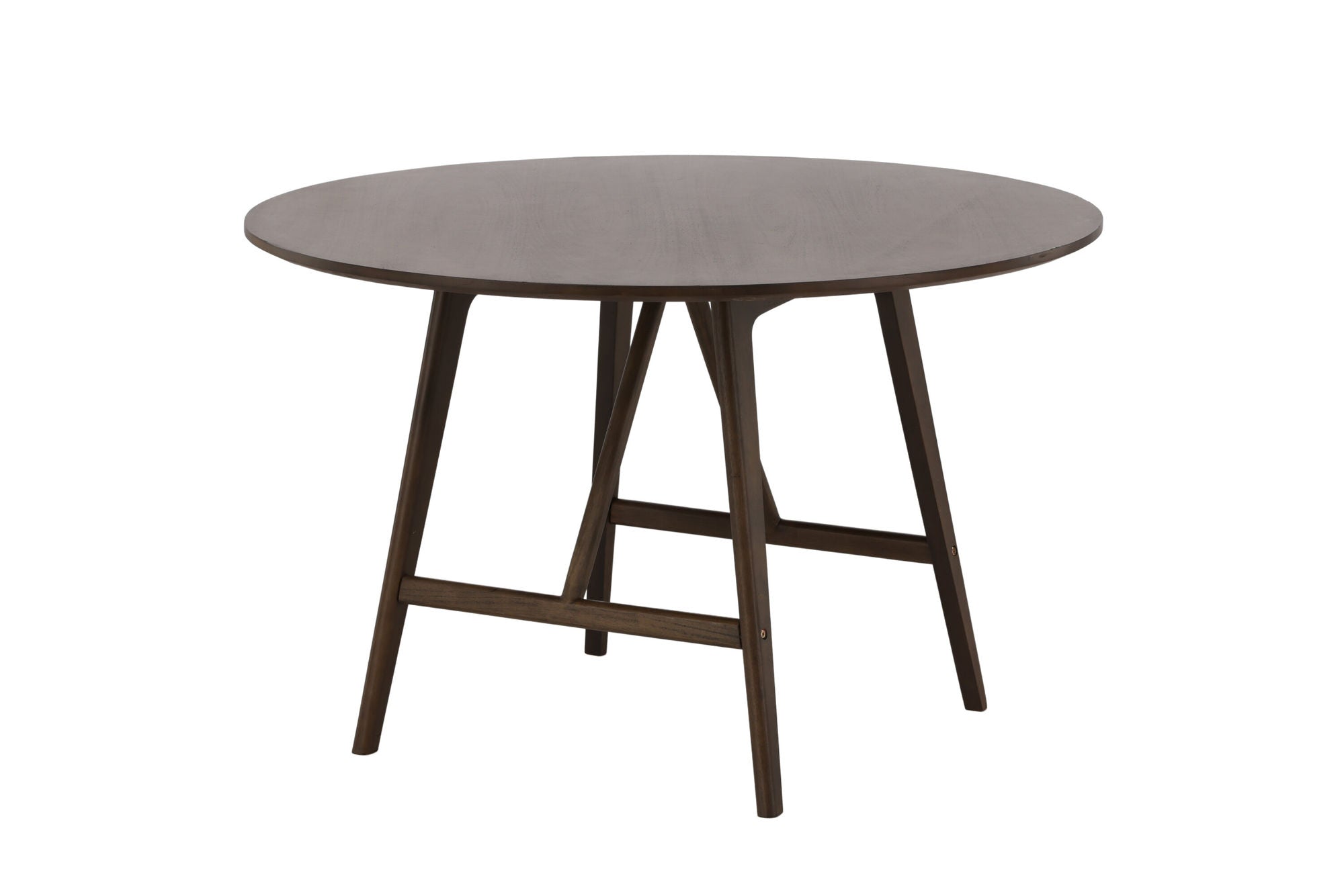 Venture Home Kaseidon spisebord - rund - Rubberwood / Dark Brown MDF