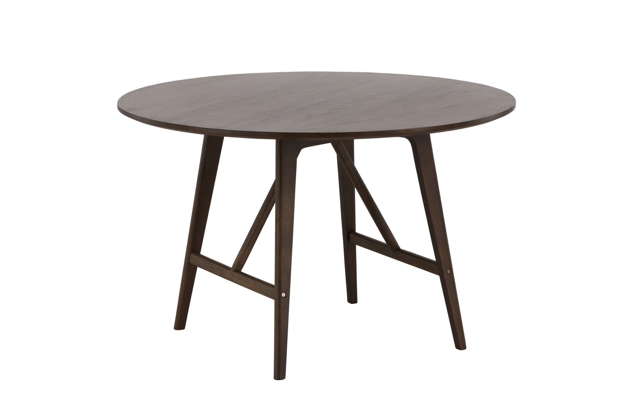 Venture Home Kaseidon spisebord - rund - Rubberwood / Dark Brown MDF