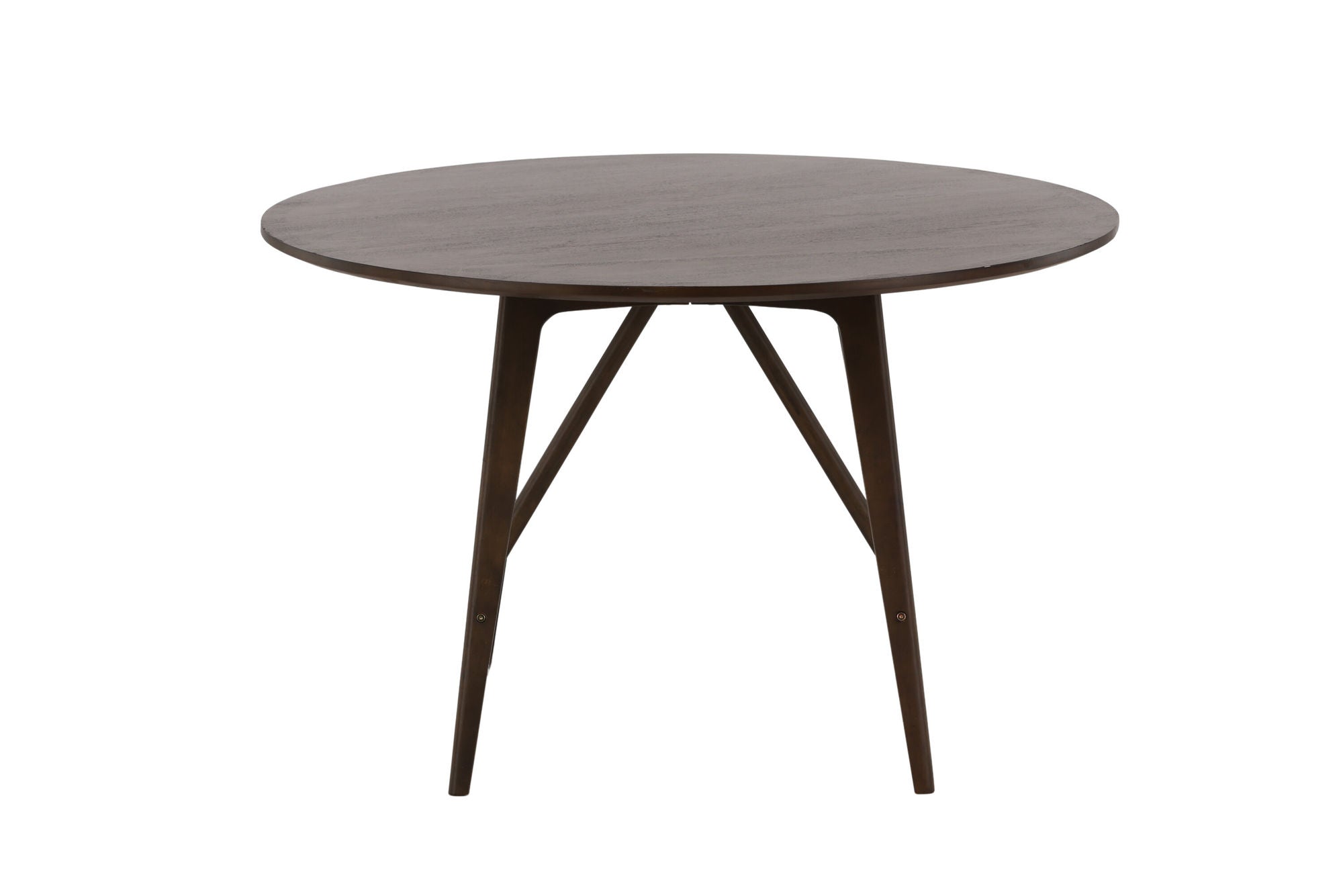 Venture Home Kaseidon spisebord - rund - Rubberwood / Dark Brown MDF