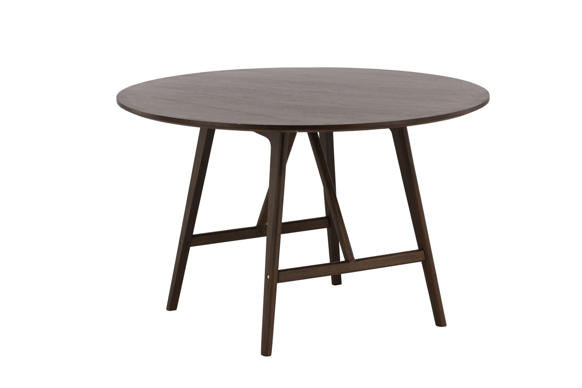 Venture Home Kaseidon spisebord - rund - Rubberwood / Dark Brown MDF