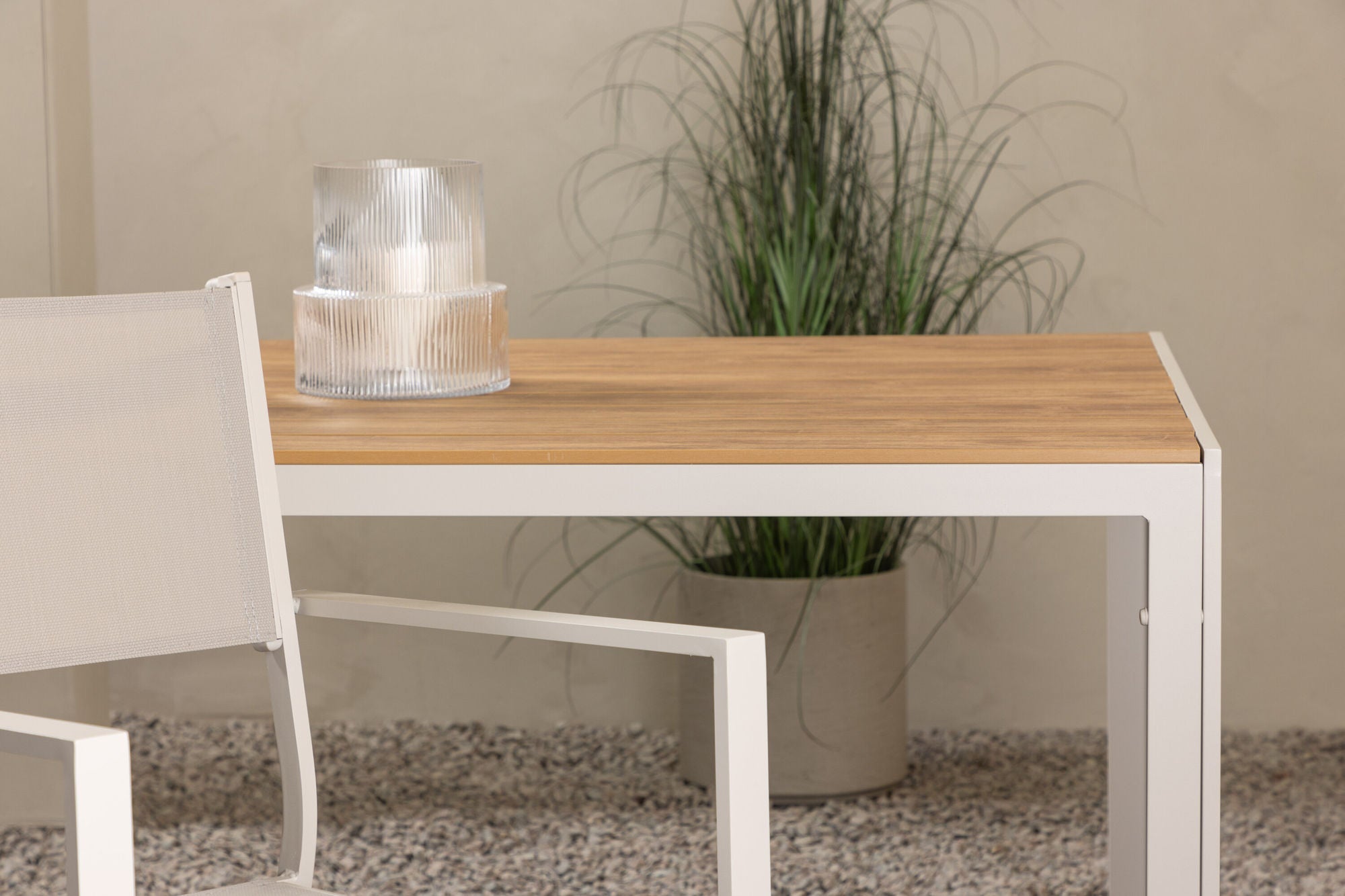 Venture Home Break bord 205*90 - Beige/Aintwood Teaklook