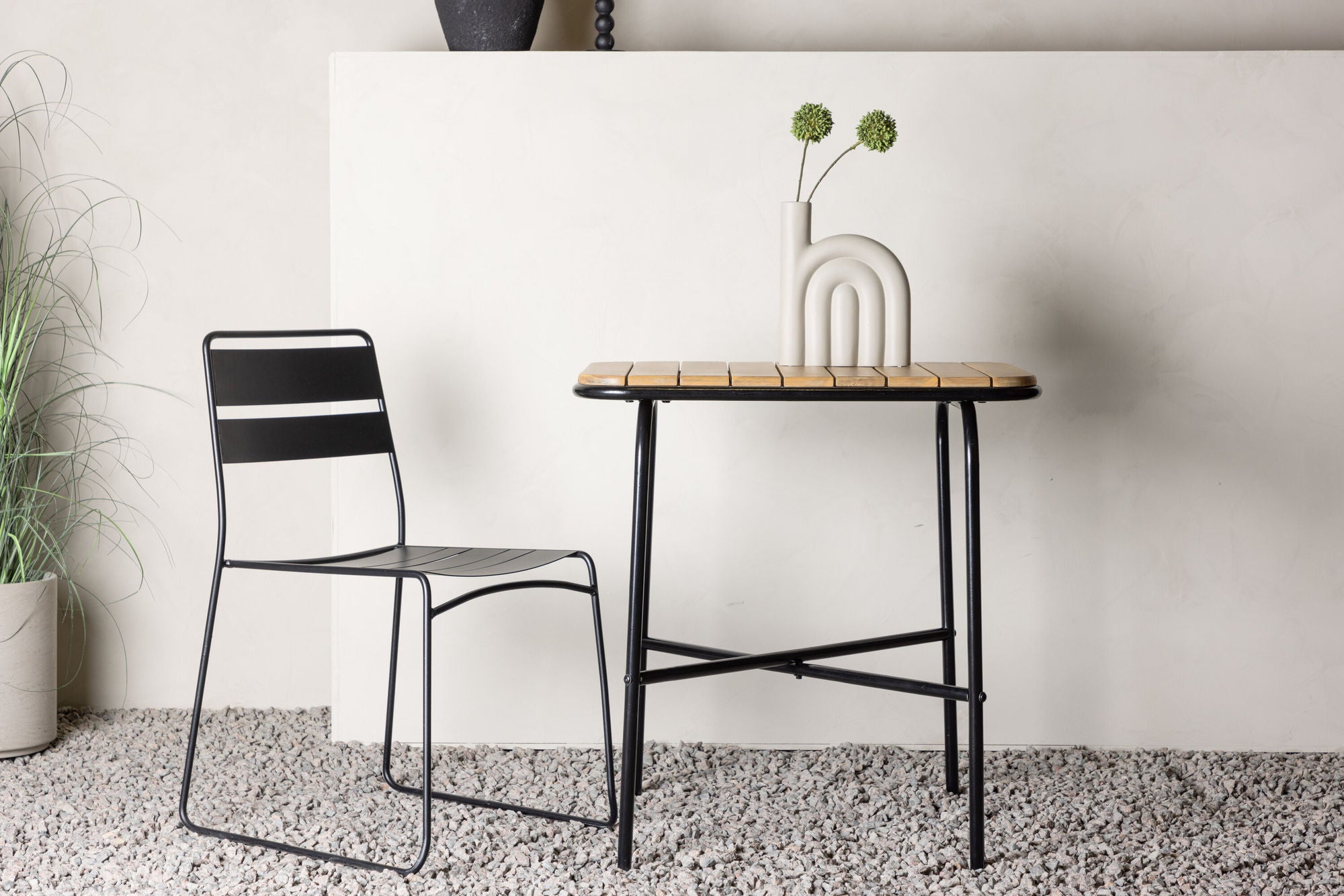 Venture Home Holmbeck Cafebord Steel - Black / Rectangular 55*70*74