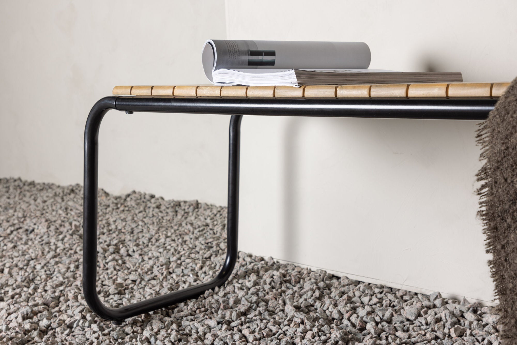 Venture Home Holmbeck bænk/sofa Aluminium - Black /