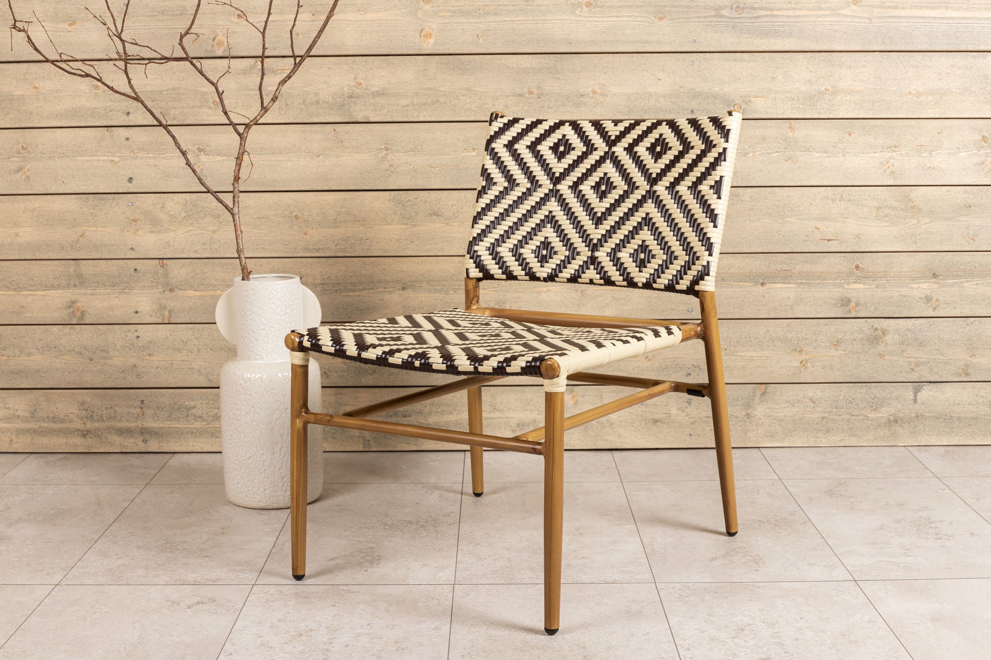 Venture Home Calapan Loungechair Aluminium - Beige/brown /