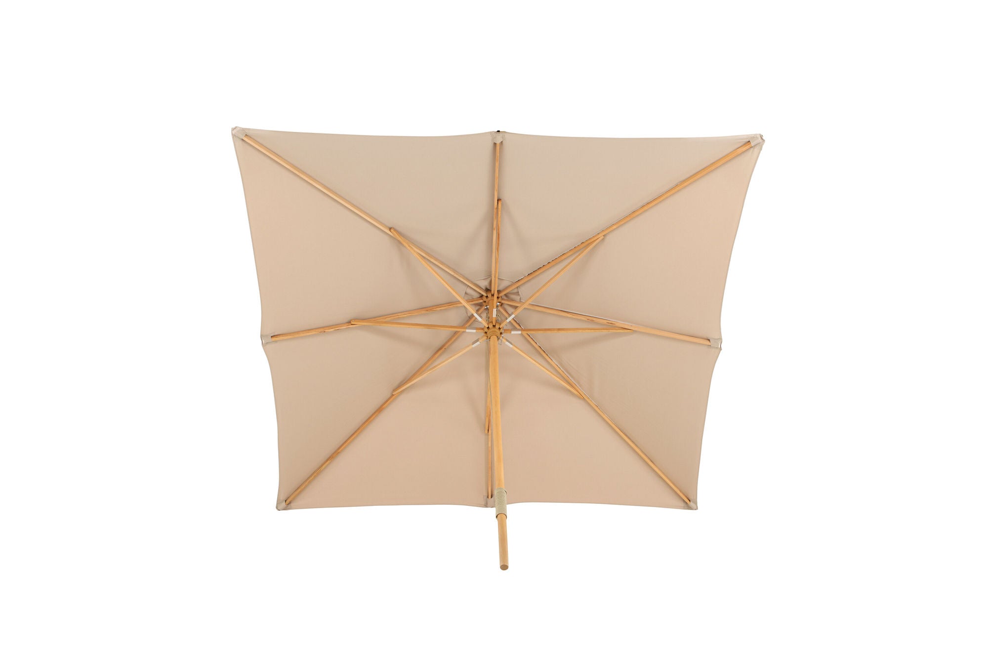 Venture Home Naxos Umbrella - 3*3m - Wood / Brown