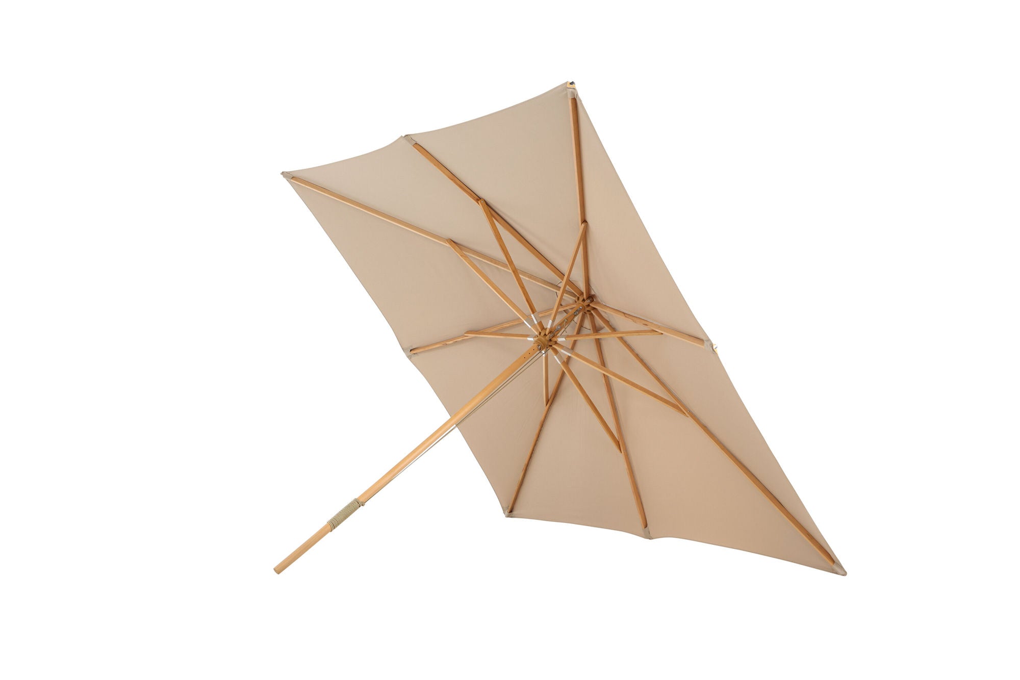 Venture Home Naxos Umbrella - 3*3m - Wood / Brown