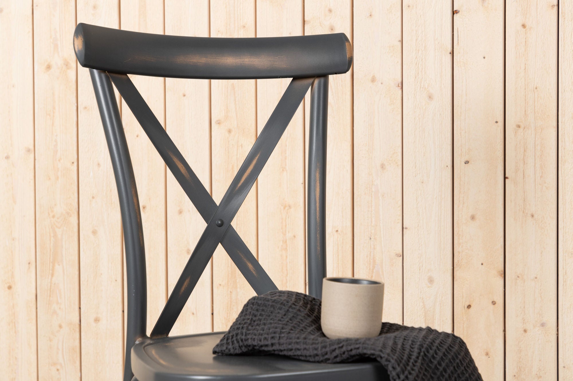 Venture Home Tablas Diningchair 2-pack Aluminium - Black /