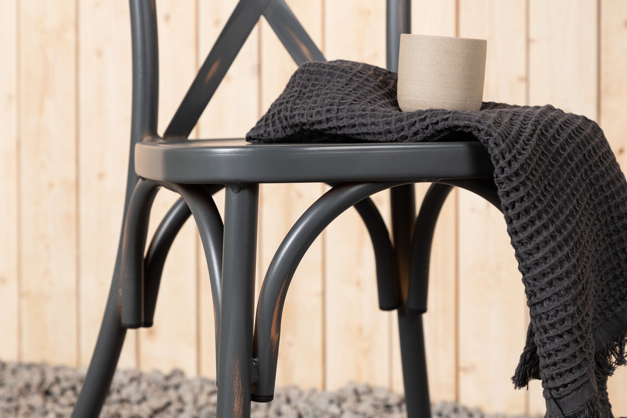 Venture Home Tablas Diningchair 2-pack Aluminium - Black /