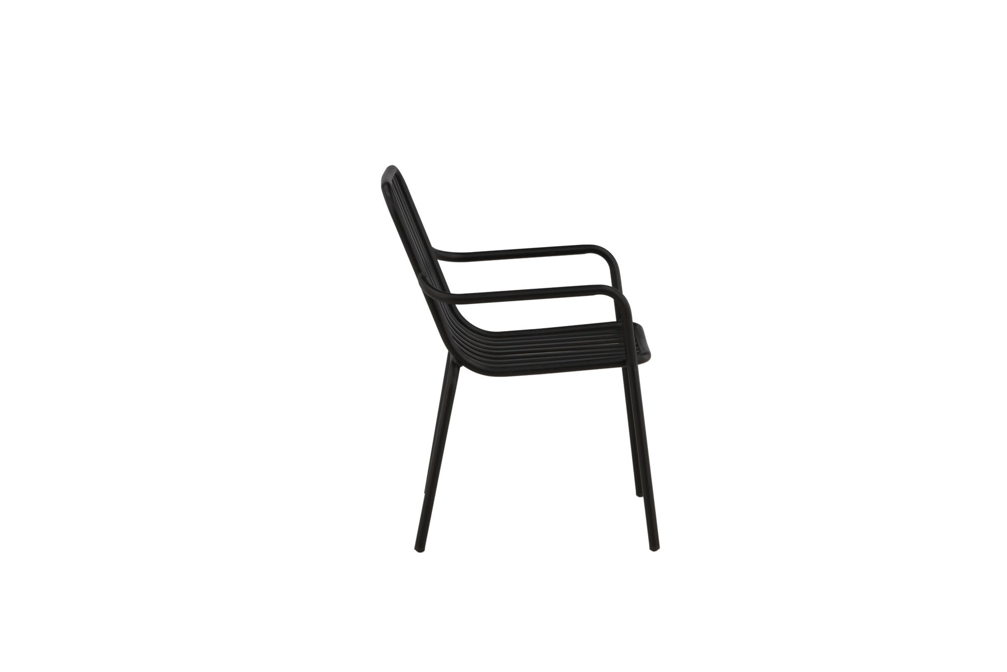 Venture Home Peking Diningchair 2-pack Aluminium - Black /