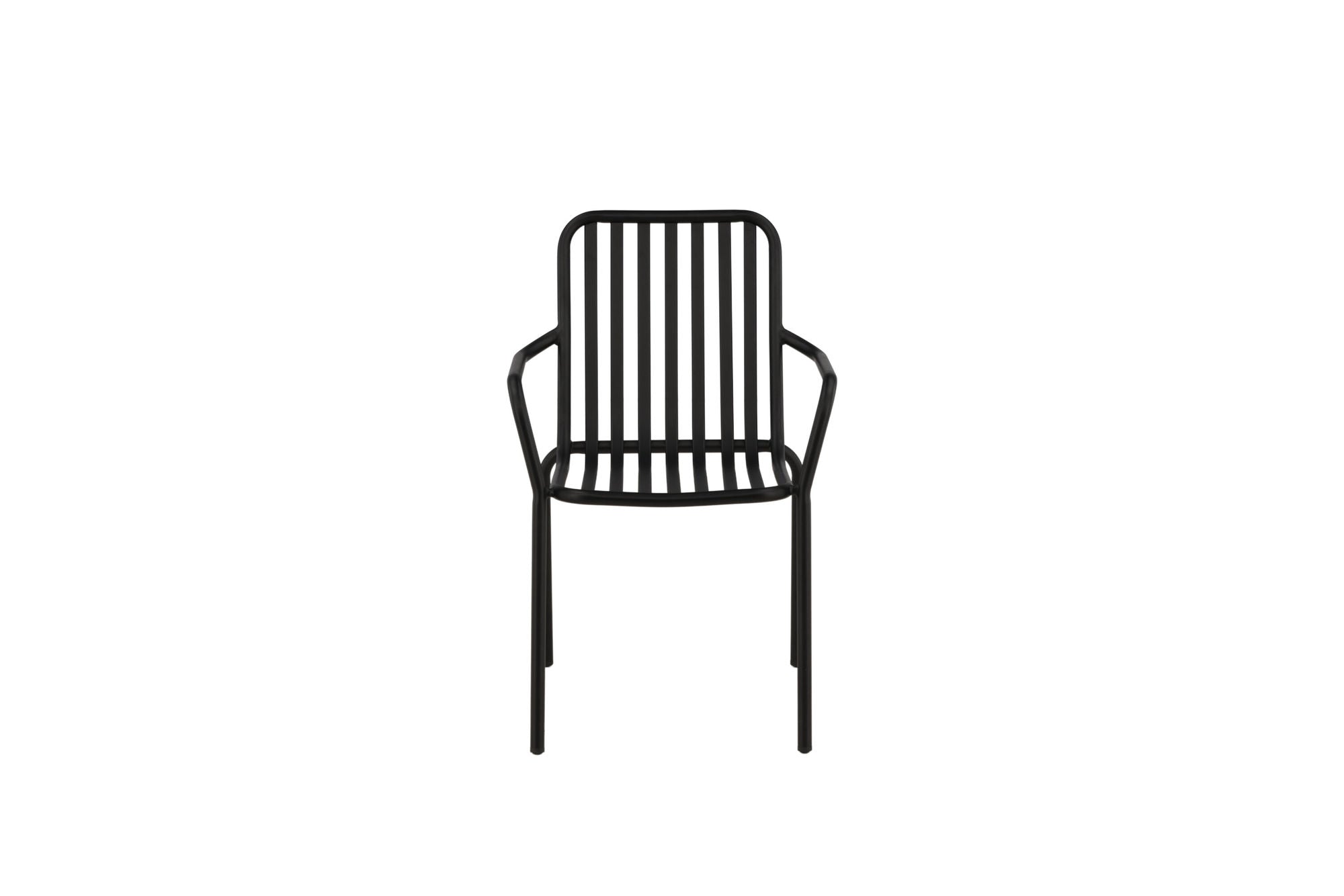 Venture Home Peking Diningchair 2-pack Aluminium - Black /