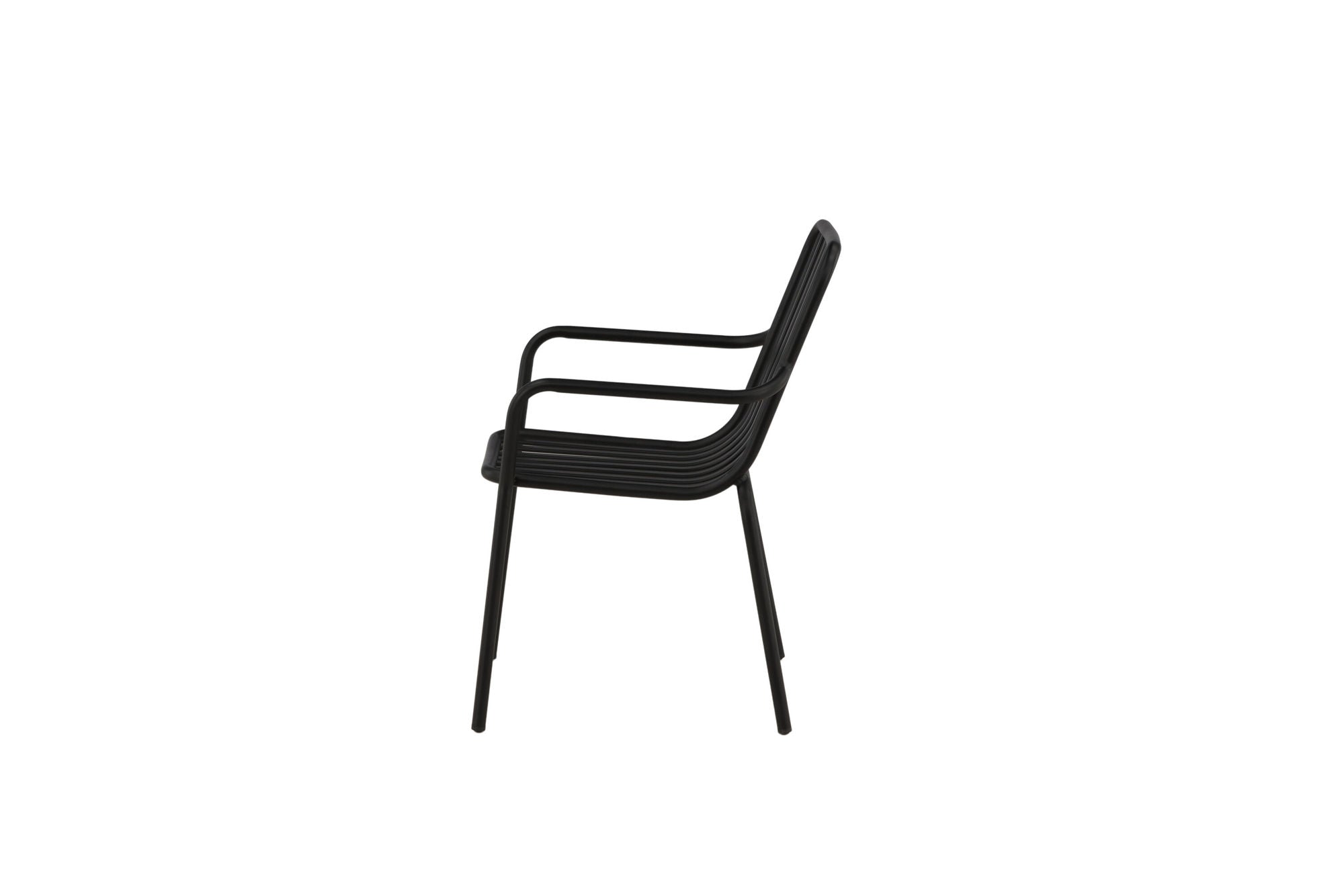 Venture Home Peking Diningchair 2-pack Aluminium - Black /