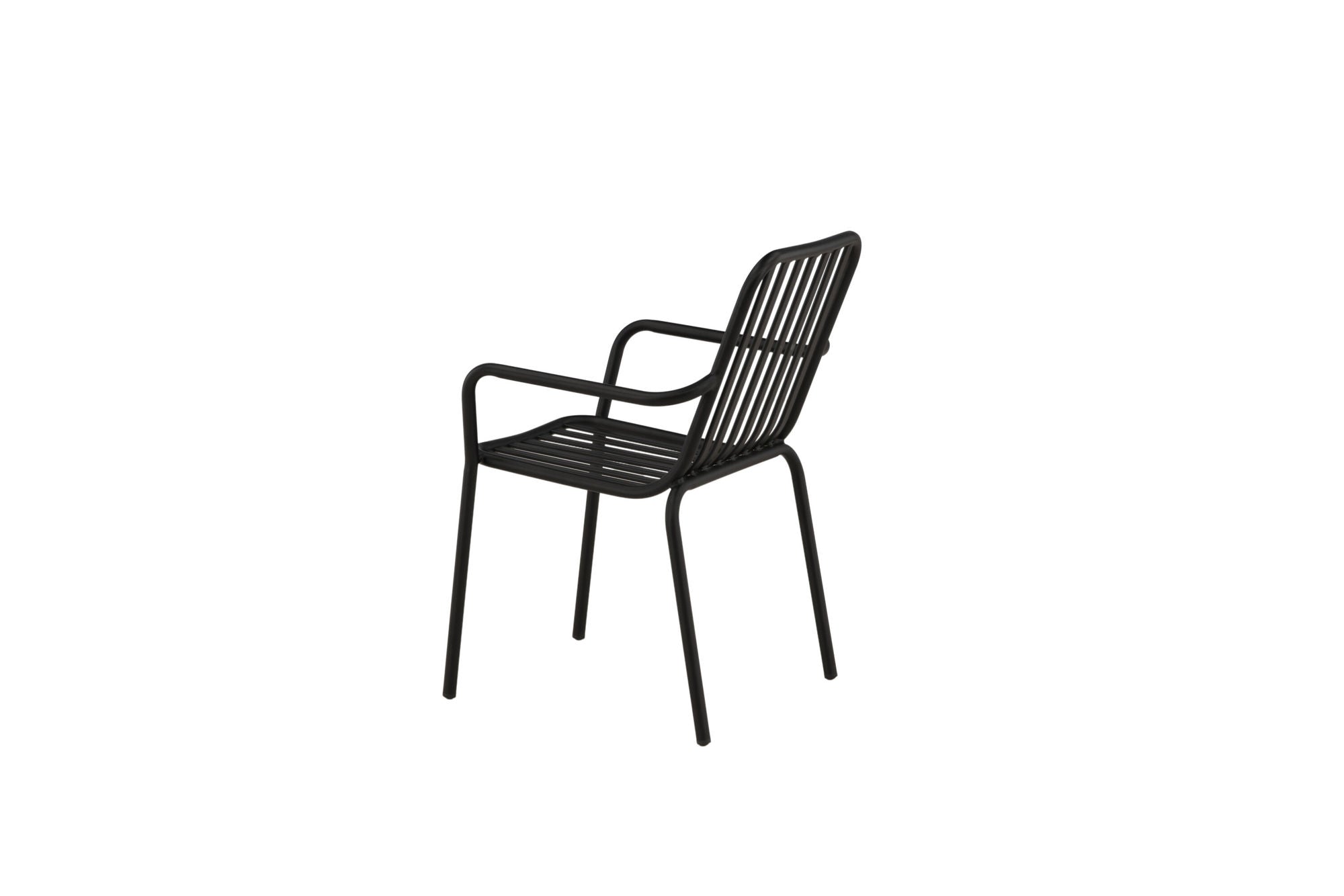 Venture Home Peking Diningchair 2-pack Aluminium - Black /