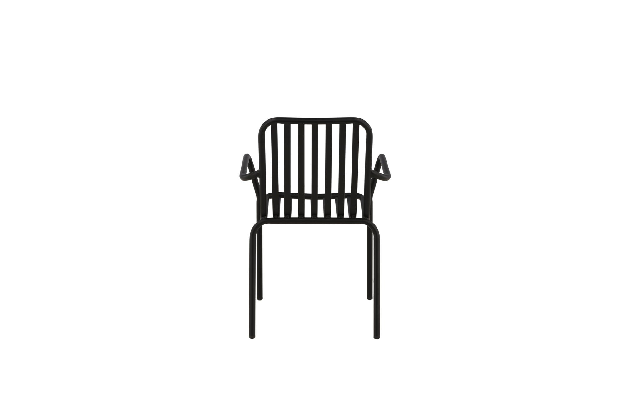 Venture Home Peking Diningchair 2-pack Aluminium - Black /