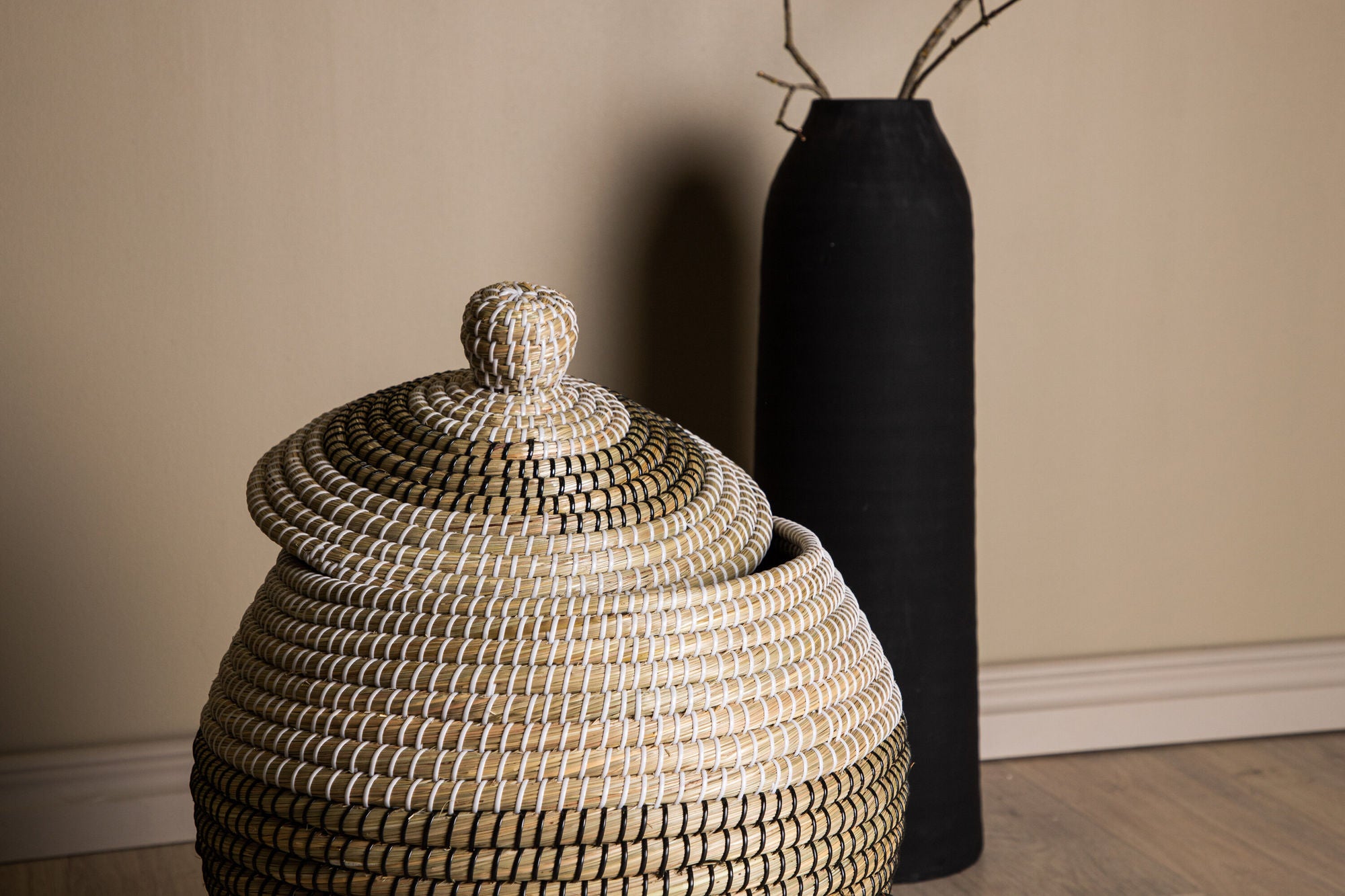 Venture Home Chennai Natural Straw - 58*ø33- -rund-Natural/Beige