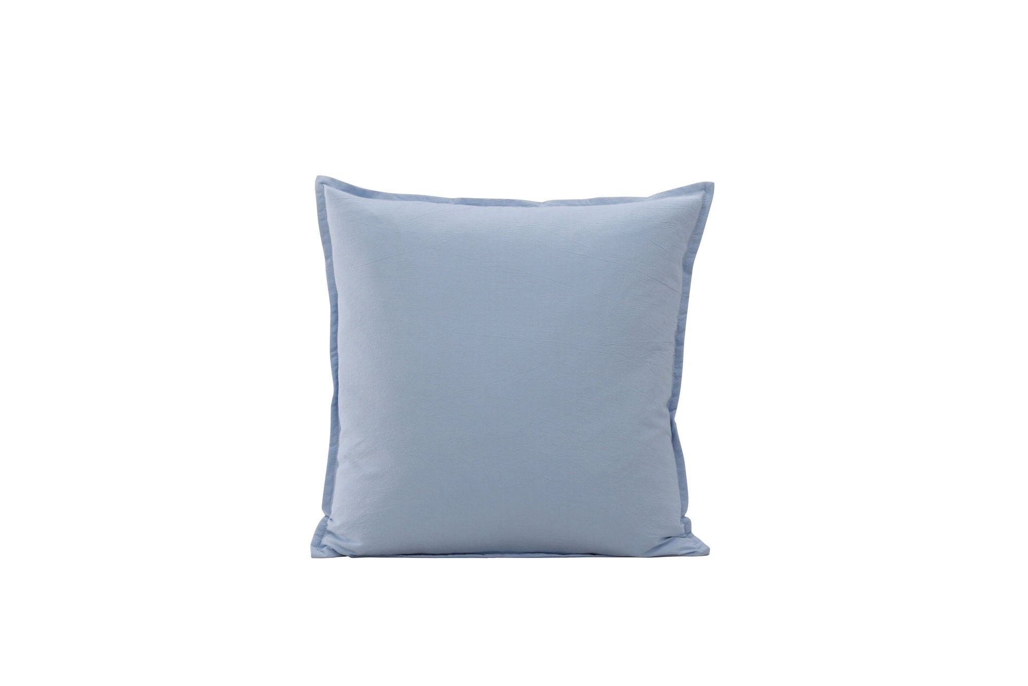 Venture Home Ronja Cushion Cover Washed Cotton - Light Blue 45x45