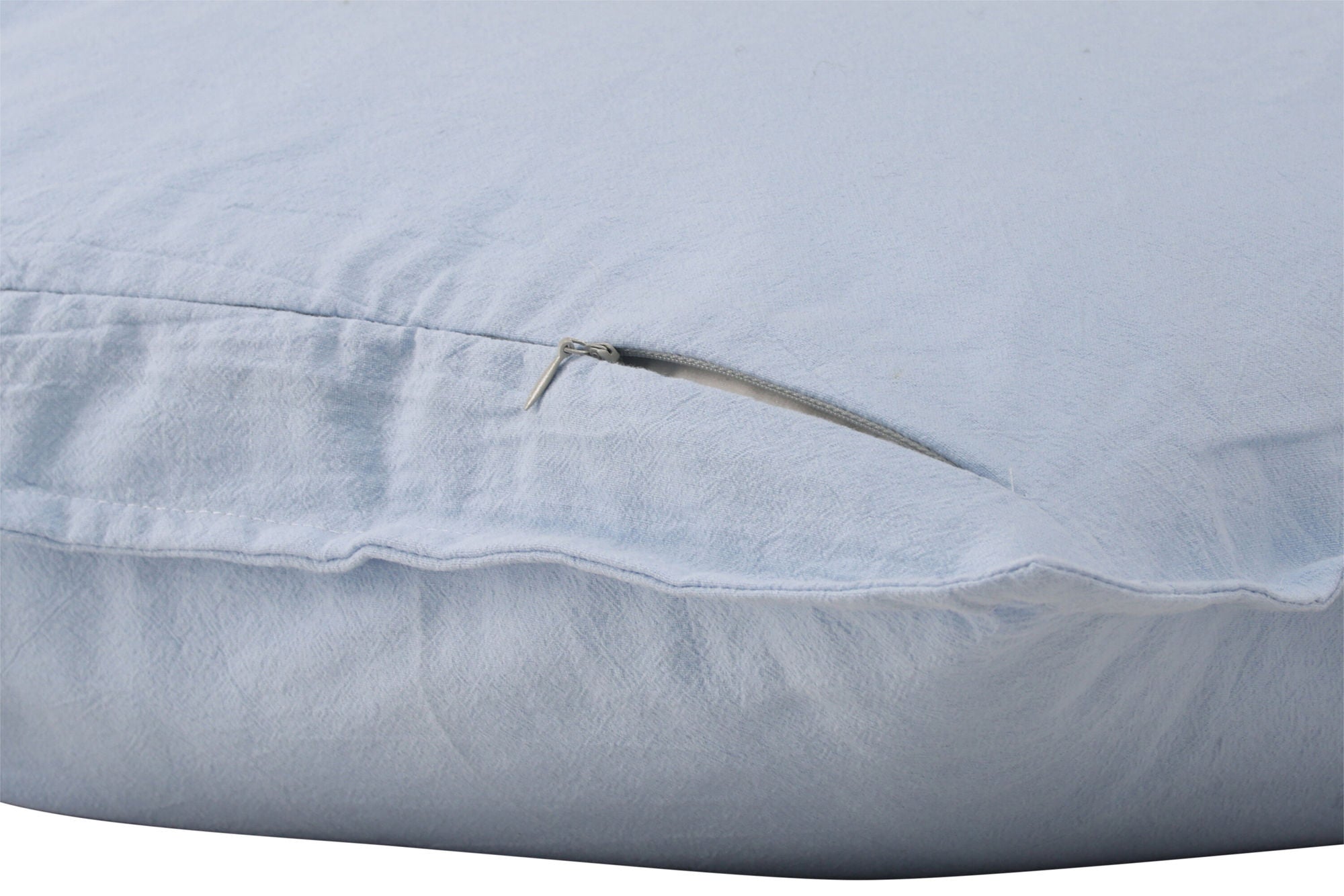 Venture Home Ronja Cushion Cover Washed Cotton - Light Blue 45x45