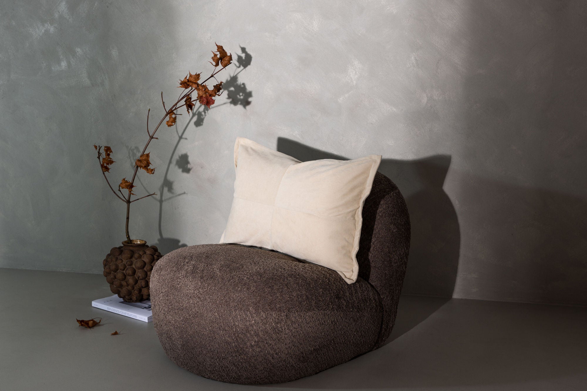 Venture Home Lykke Cushion Cover Poly embossed velvet - Beige 40x60