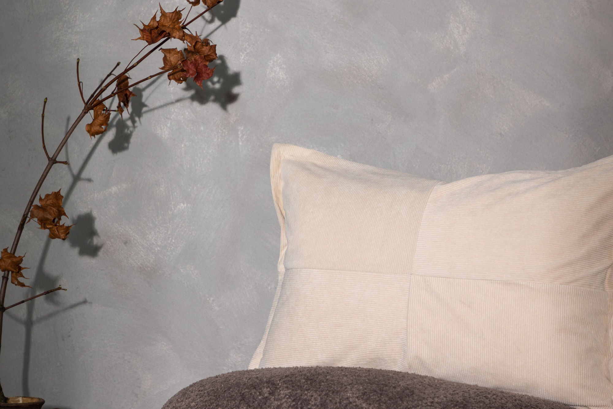 Venture Home Lykke Cushion Cover Poly embossed velvet - Beige 40x60