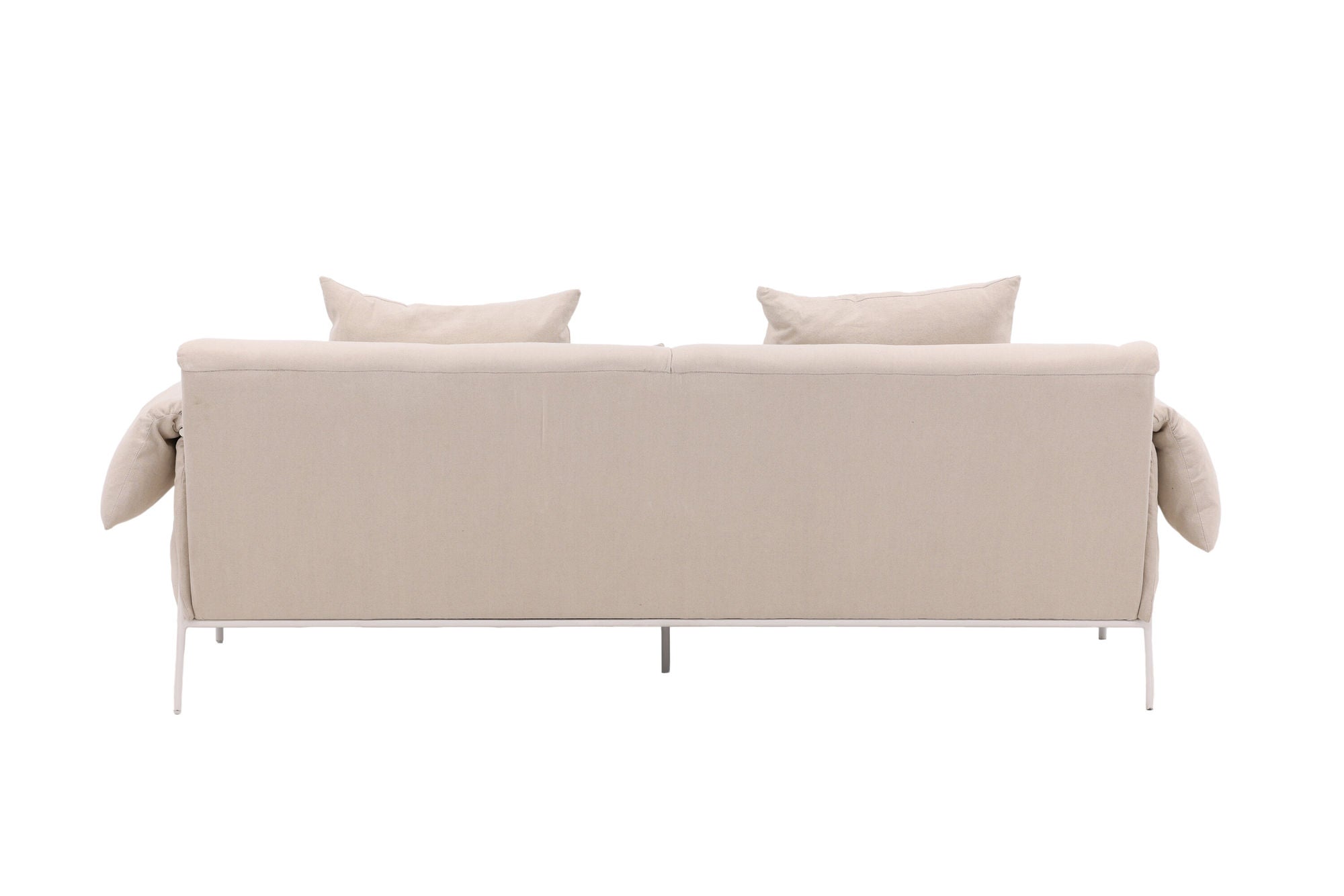 Vind Öckerö Sofa - White / Beige Linen