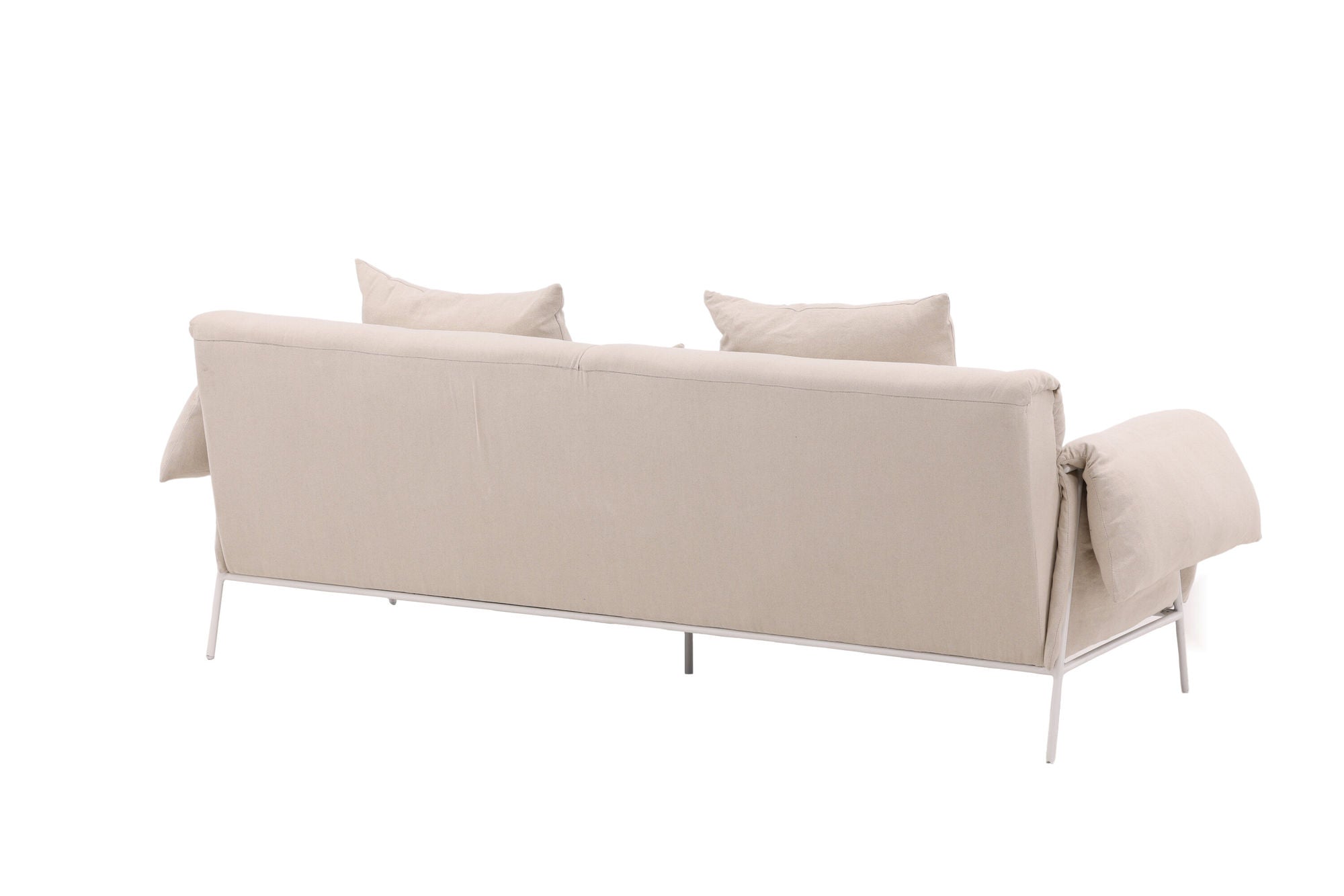 Vind Öckerö Sofa - White / Beige Linen