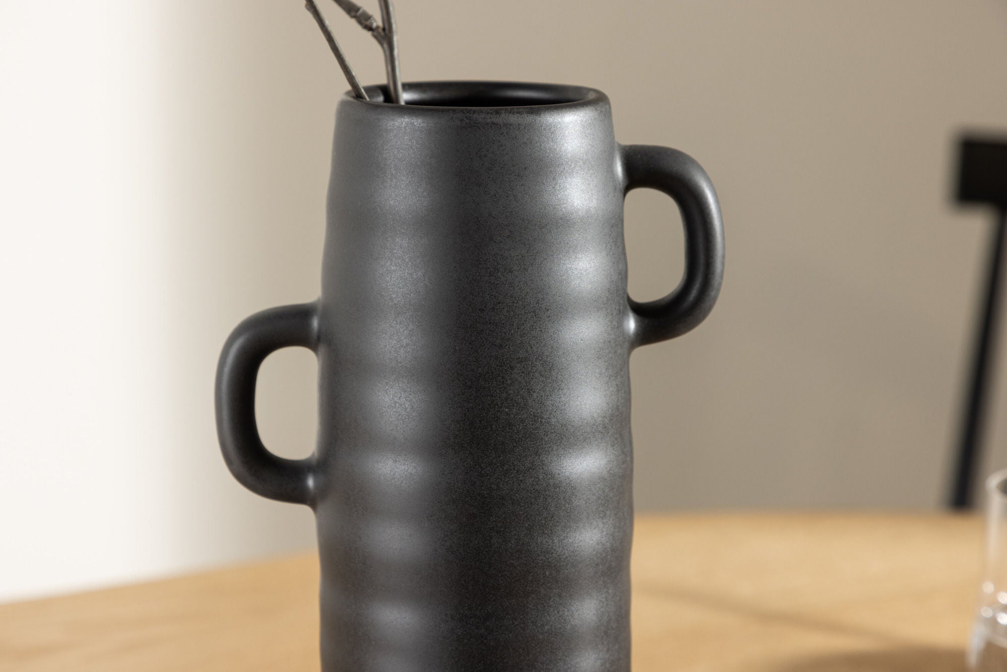 Venture Home Cent Vase - Matte Black - 15*15*25,5cm