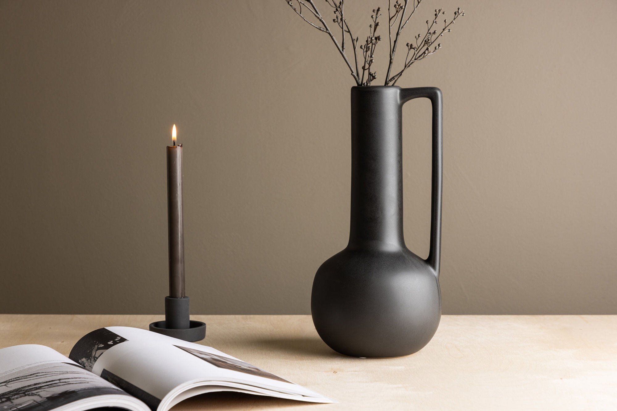 Venture Home Allis Vase - Matte Black - 18*18*36 cm