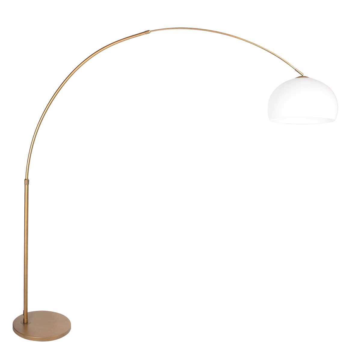 Buelampe Sparkled Light 4301BR i bronze med hvid kunststofskærm
