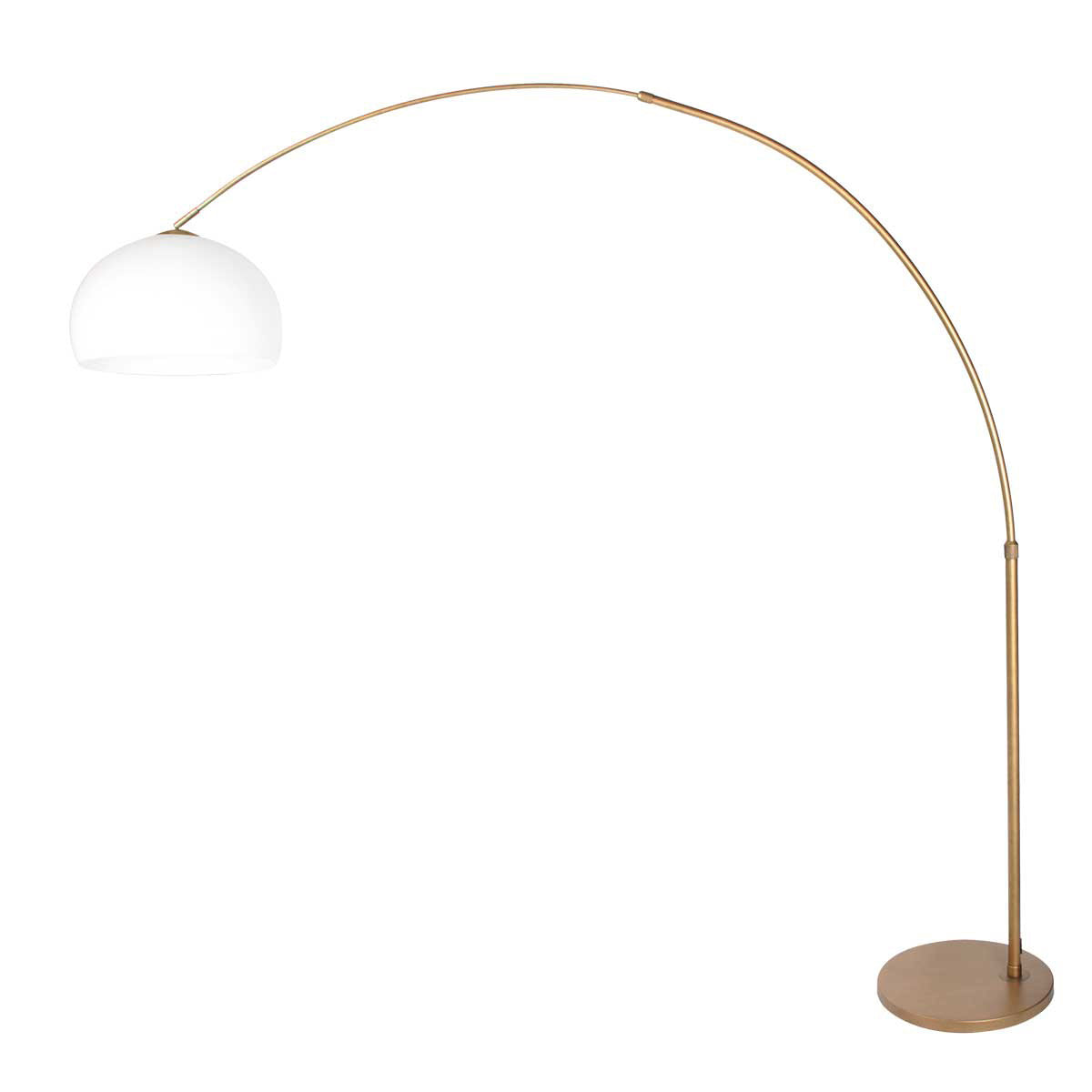 Buelampe Sparkled Light 4301BR i bronze med hvid kunststofskærm