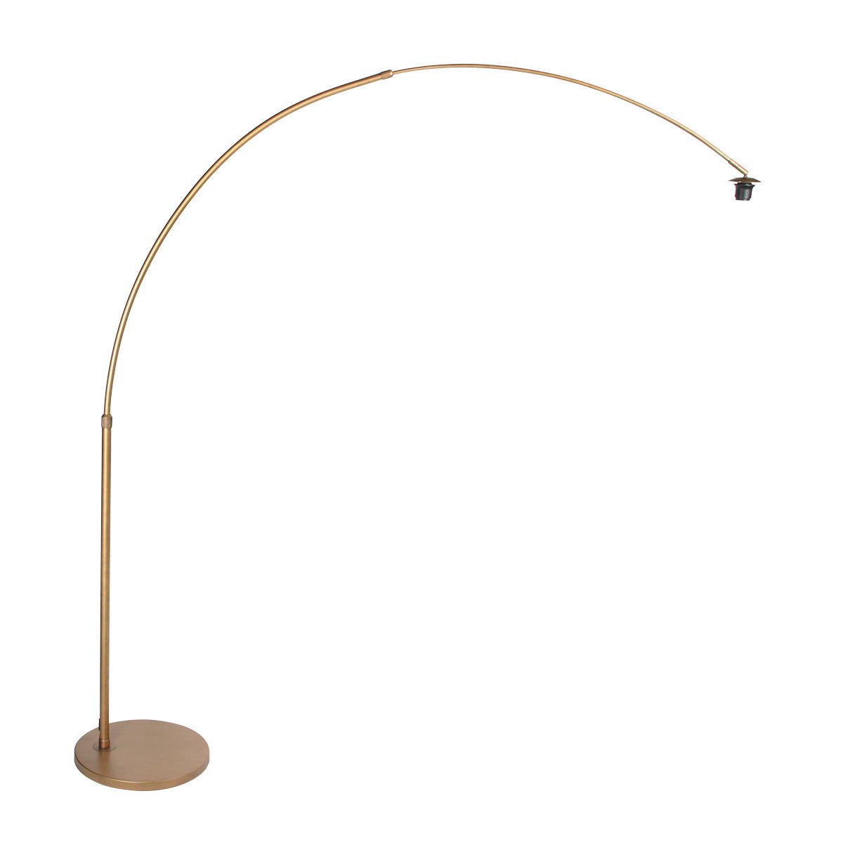 Buelampe Maze Natural 4309BR i bronze med bambusskærm Ø60 cm