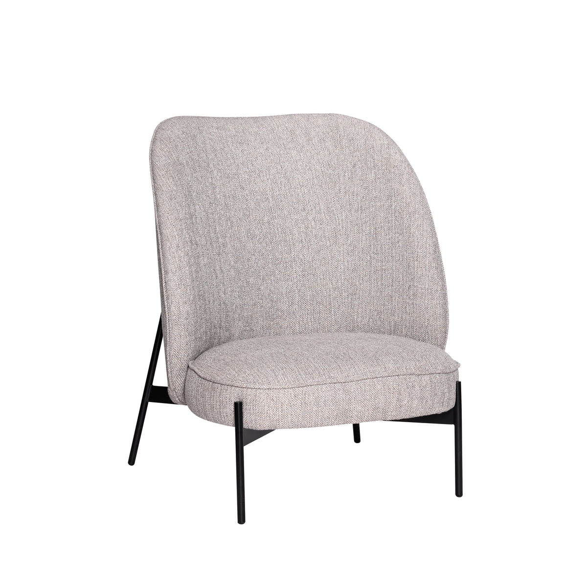 Area loungestol lysegrå