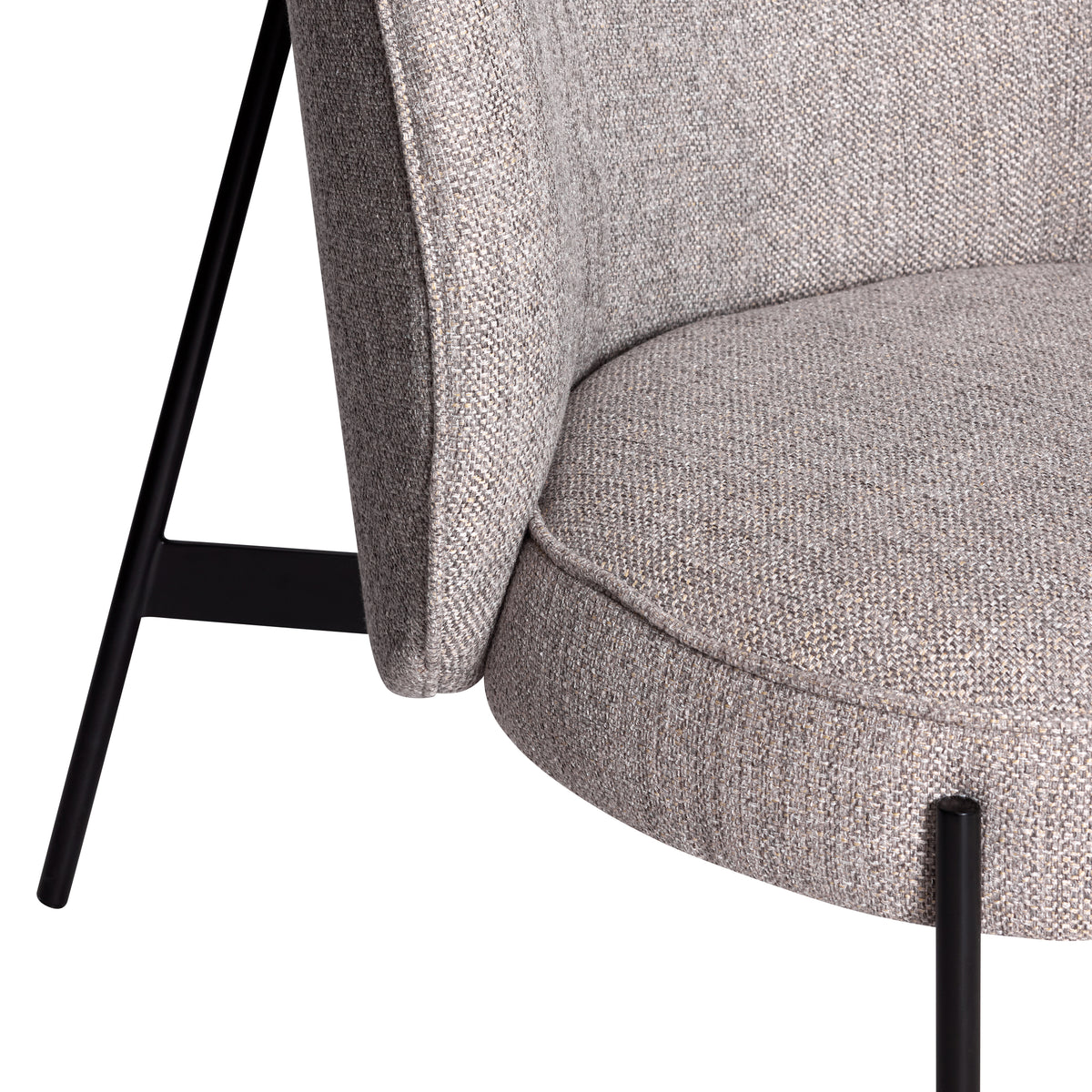 Area loungestol lysegrå