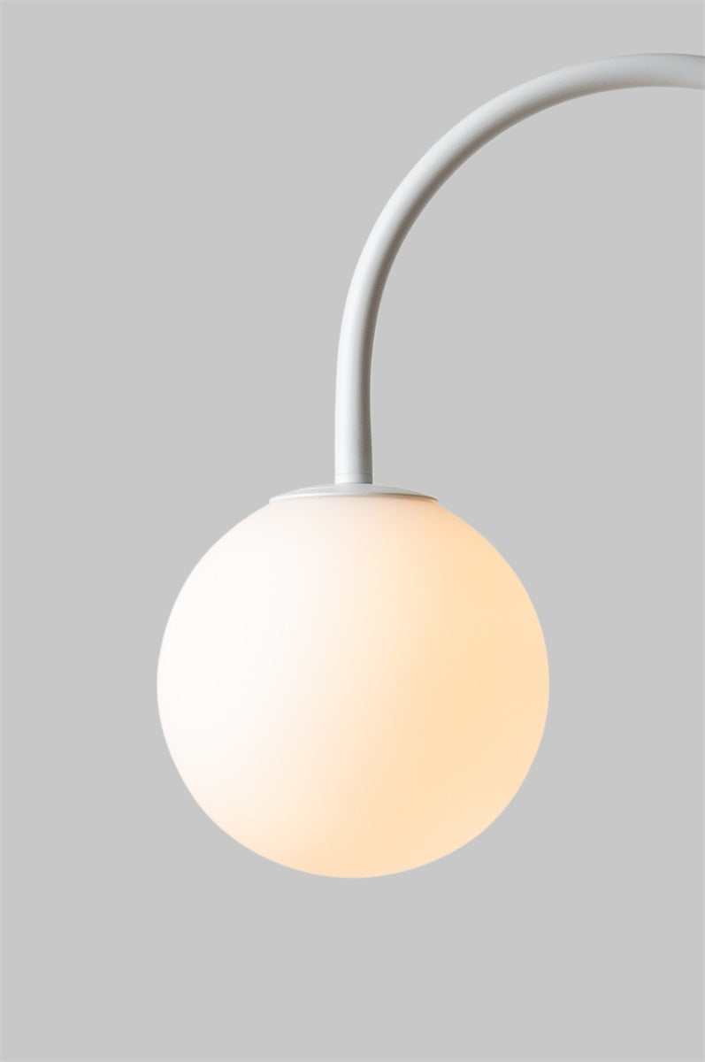 Tivoli h.160cm, Hvid, Gulv lampe