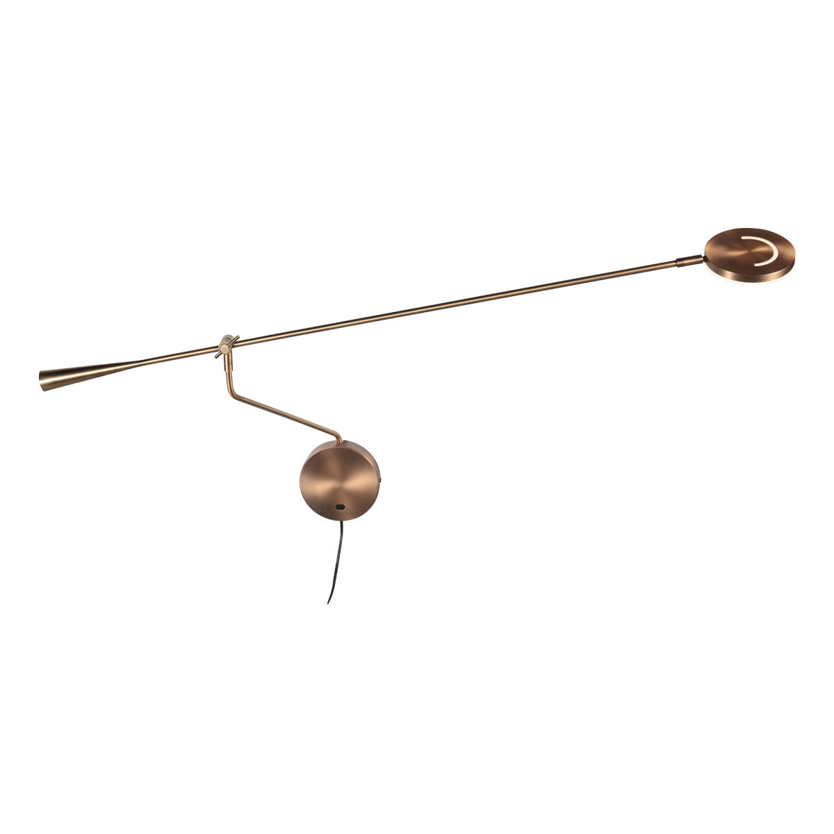 Soleil 2 4387BR Væglampe med svingarm i bronze