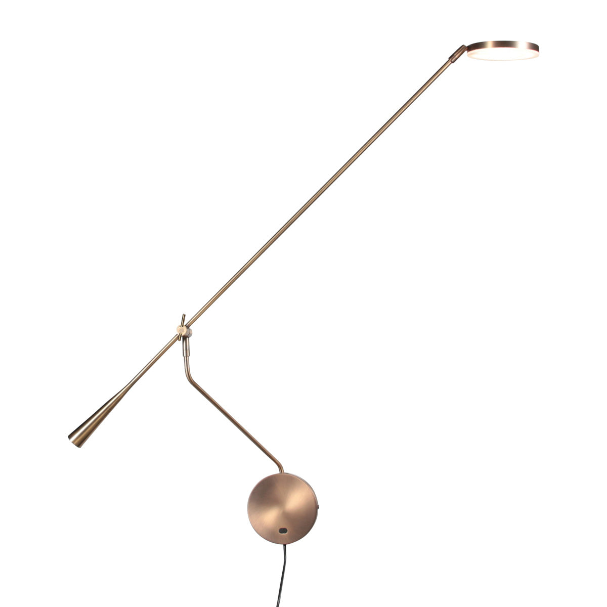 Soleil 2 4387BR Væglampe med svingarm i bronze